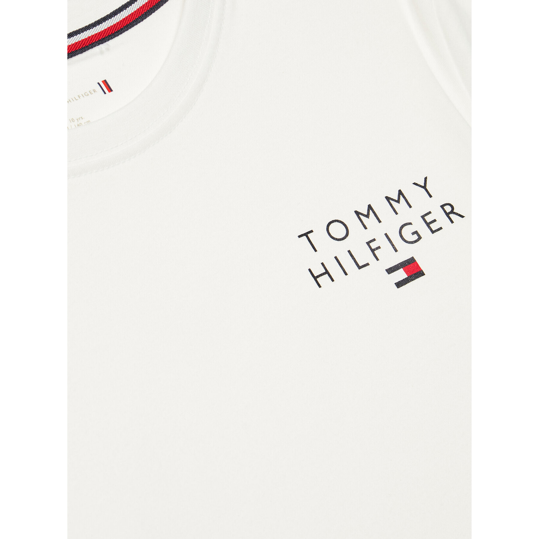 Tommy Hilfiger Пижама UB0UB00494 Бял Regular Fit - Pepit.bg