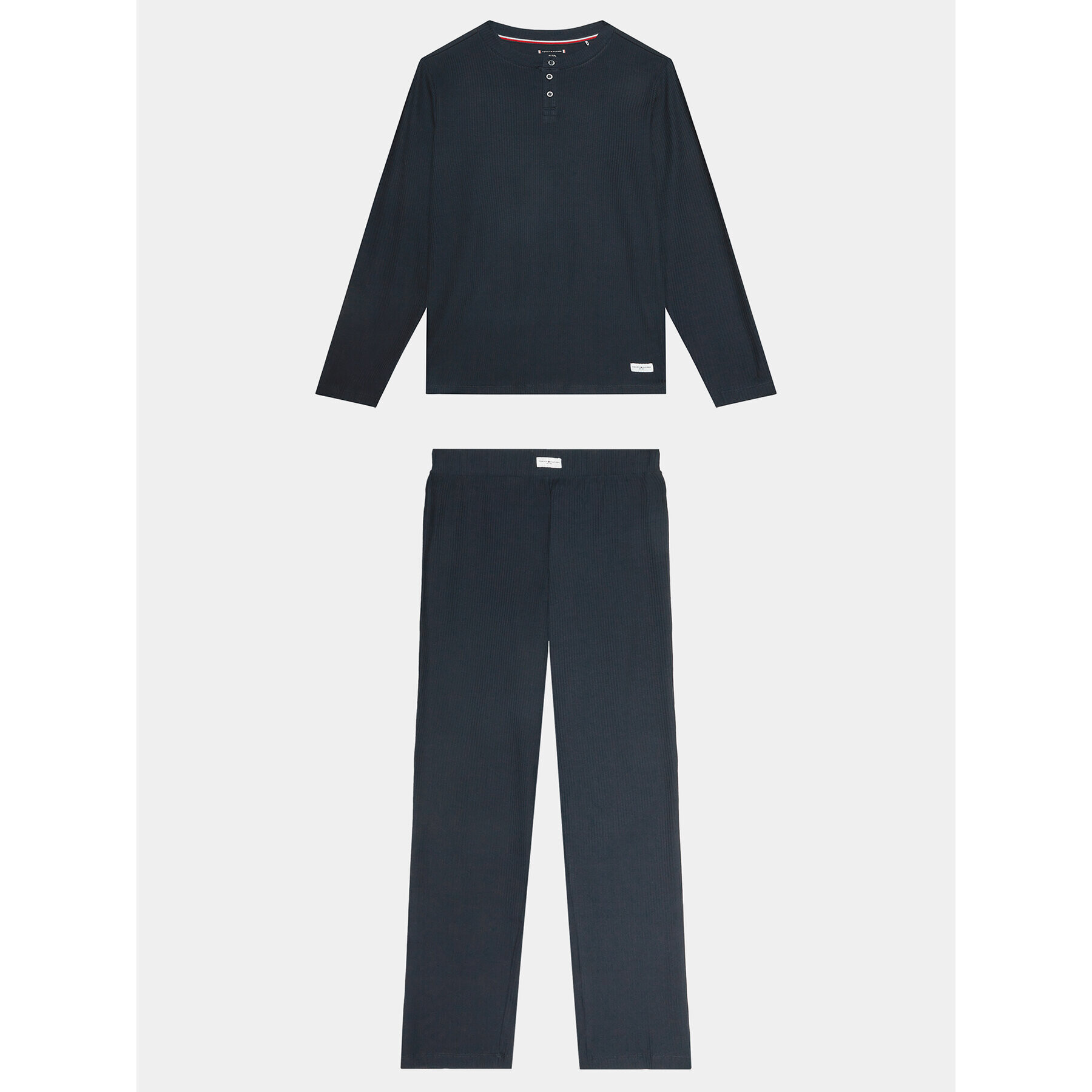 Tommy Hilfiger Пижама UB0UB00507 Тъмносин Regular Fit - Pepit.bg