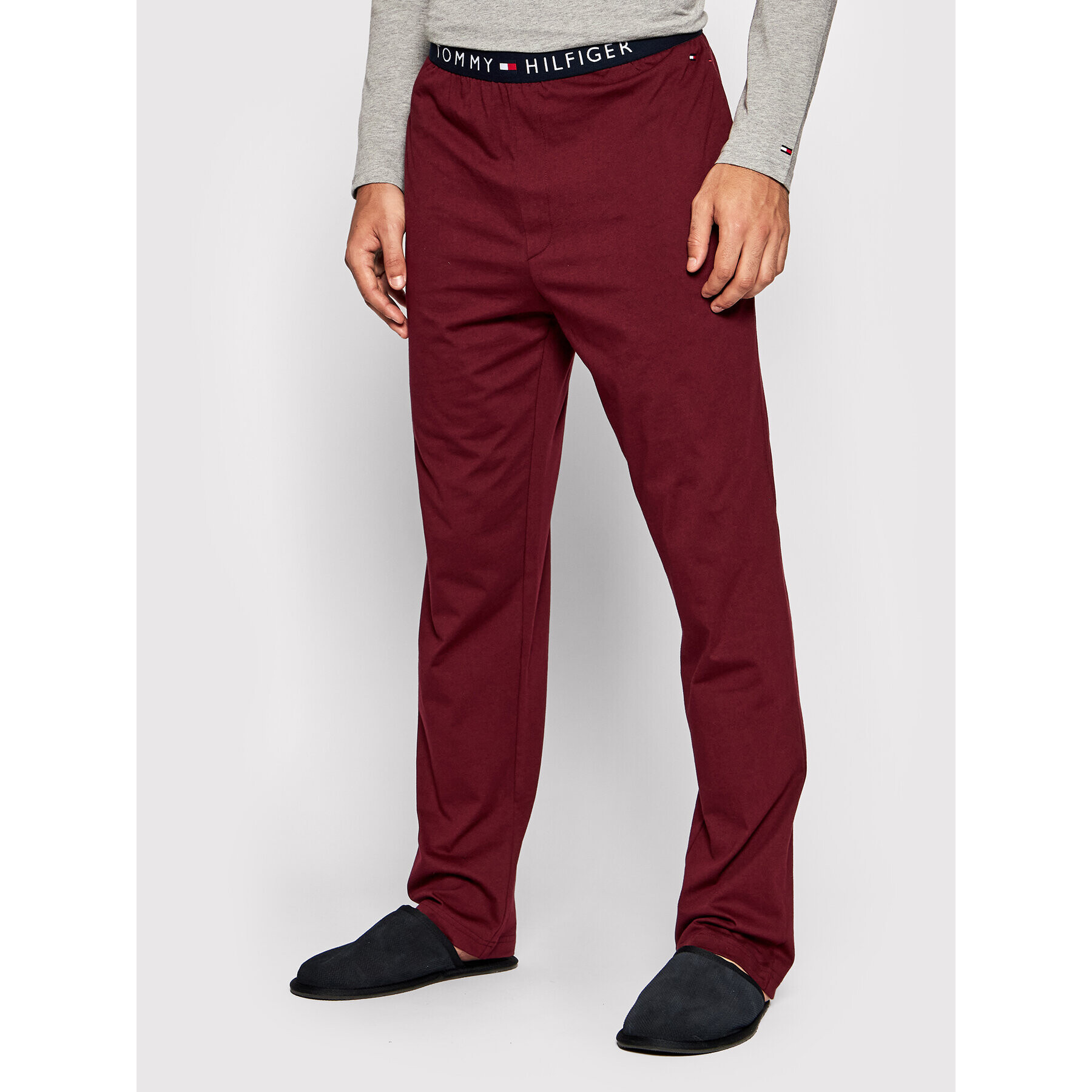 Tommy Hilfiger Пижама UM0UM01793 Сив - Pepit.bg