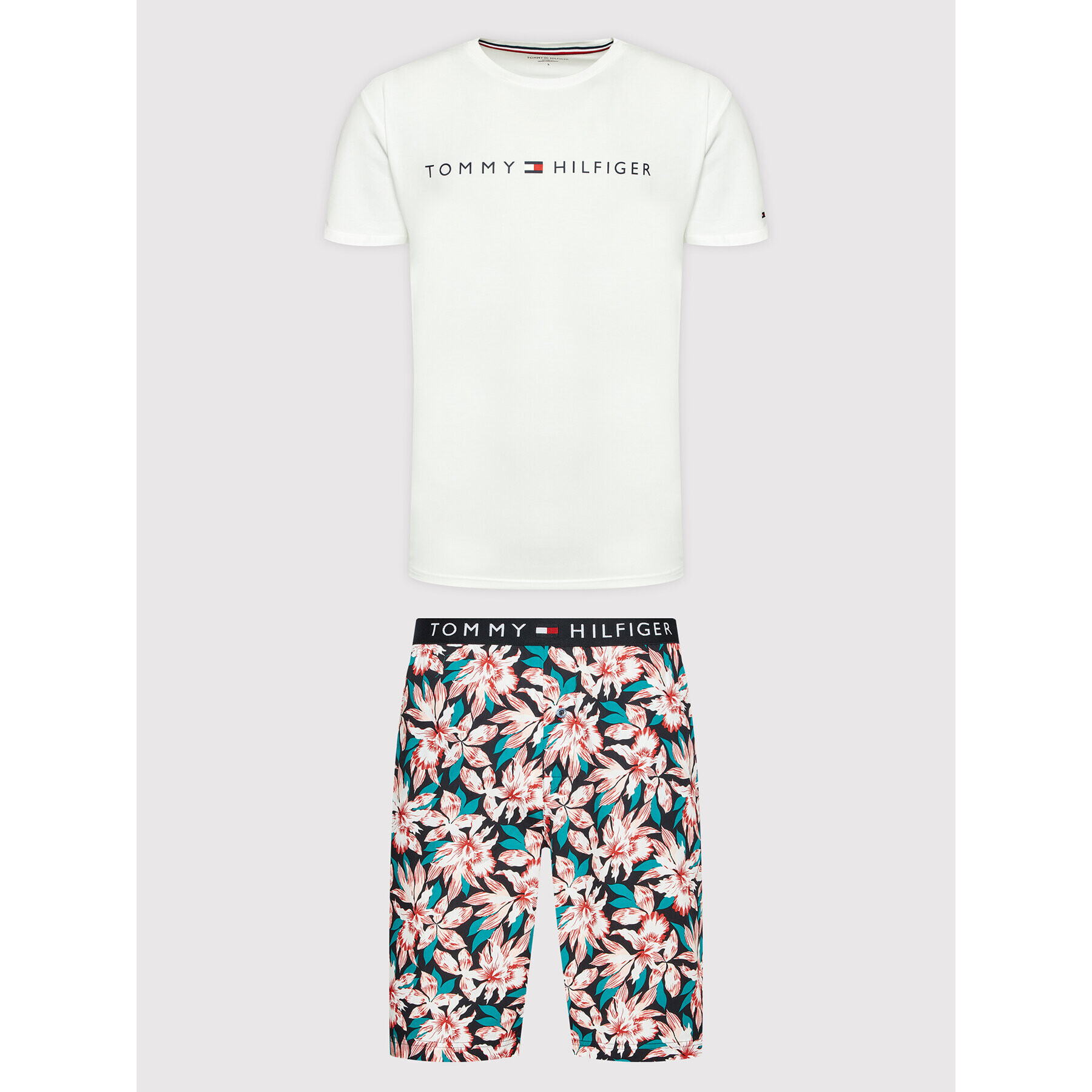 Tommy Hilfiger Пижама UM0UM01959 Цветен Regular Fit - Pepit.bg