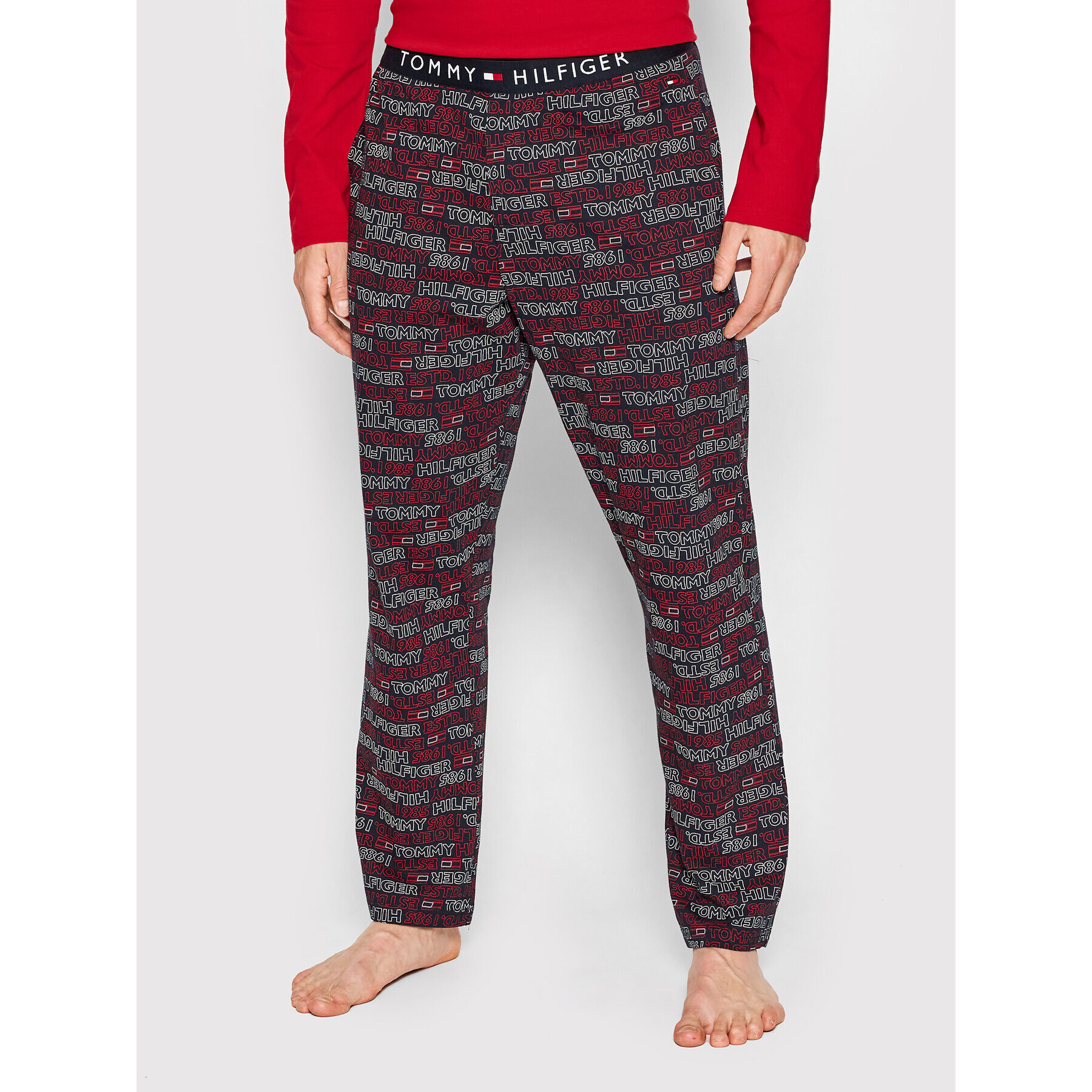 Tommy Hilfiger Пижама UM0UM01961 Цветен Regular Fit - Pepit.bg