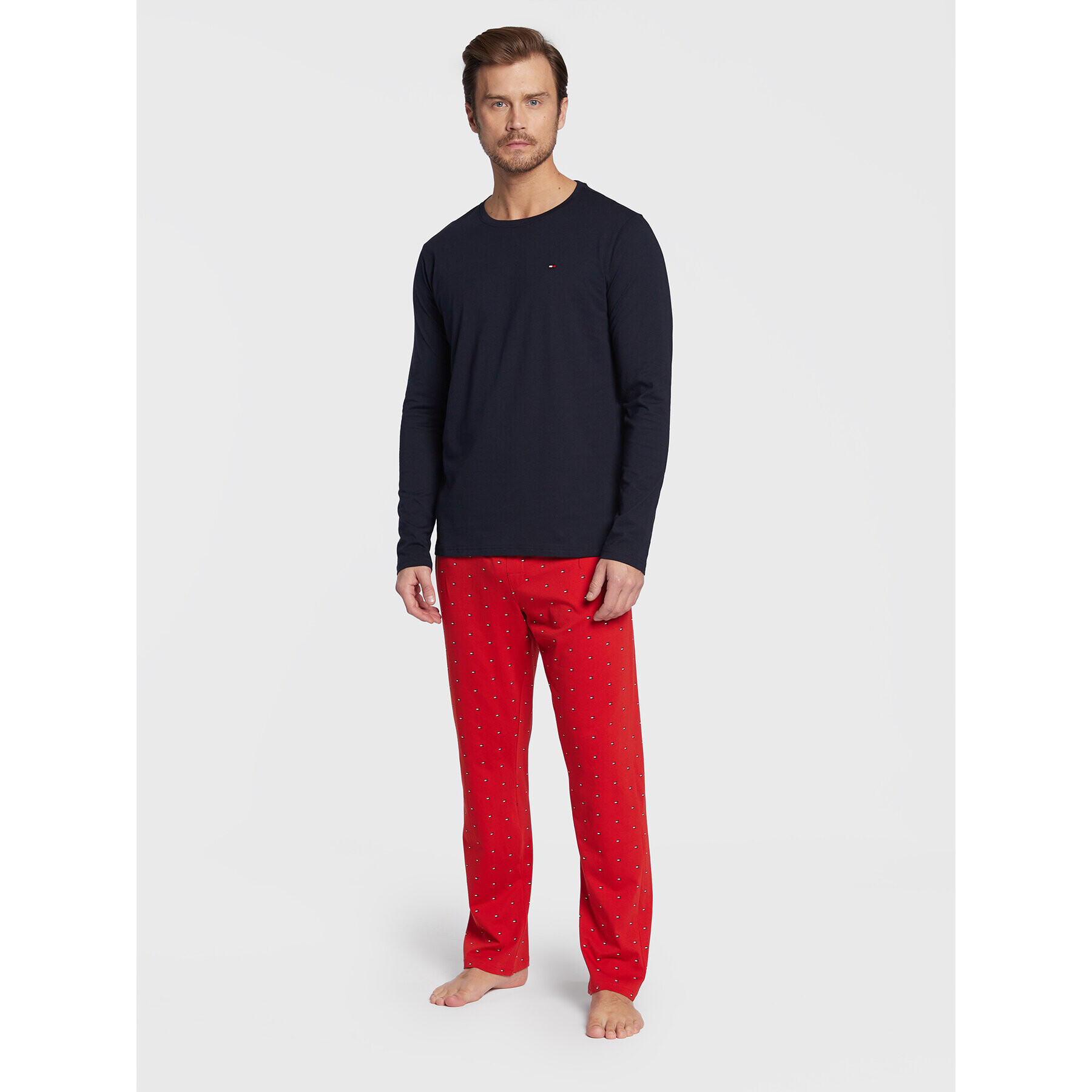 Tommy Hilfiger Пижама UM0UM01961 Цветен Regular Fit - Pepit.bg