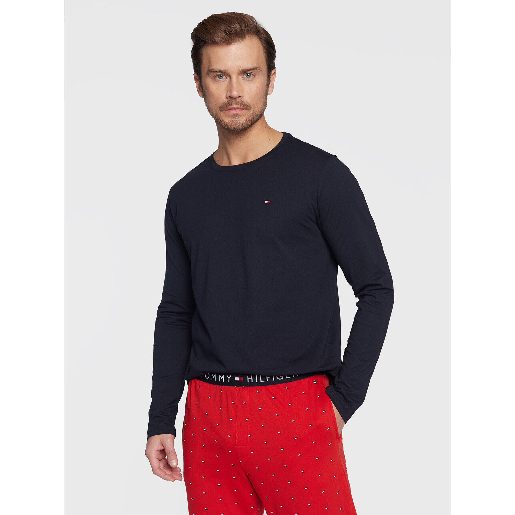 Tommy Hilfiger Пижама UM0UM01961 Цветен Regular Fit - Pepit.bg