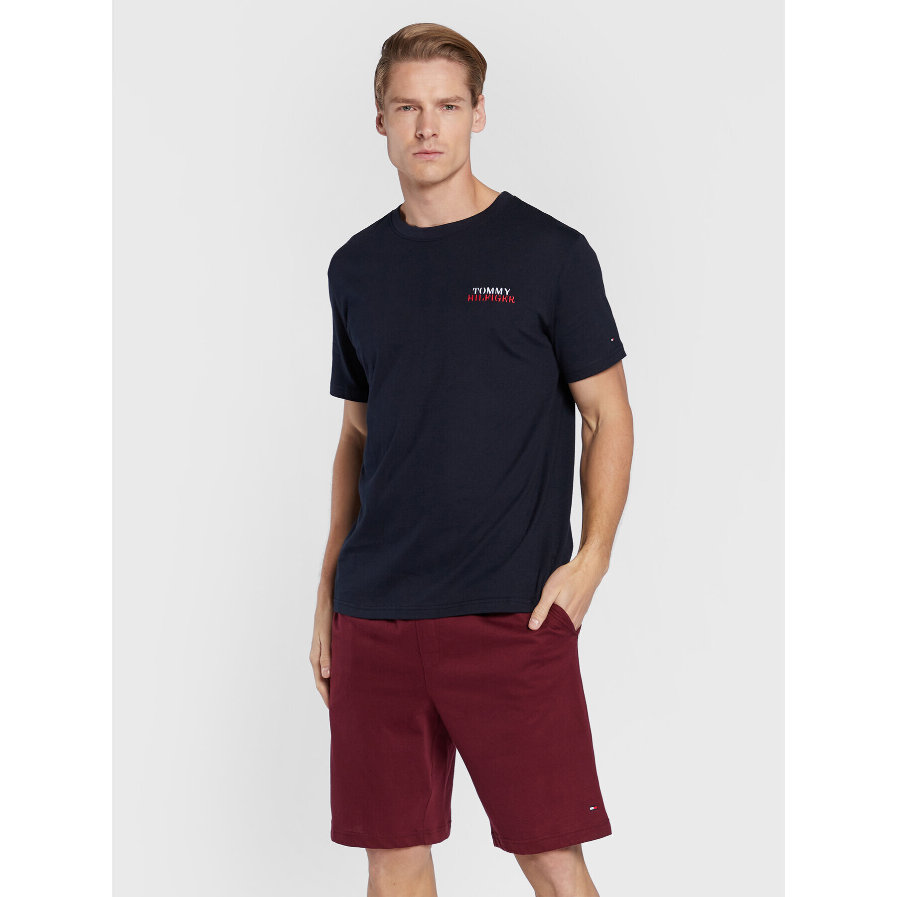 Tommy Hilfiger Пижама UM0UM02433 Цветен Regular Fit - Pepit.bg