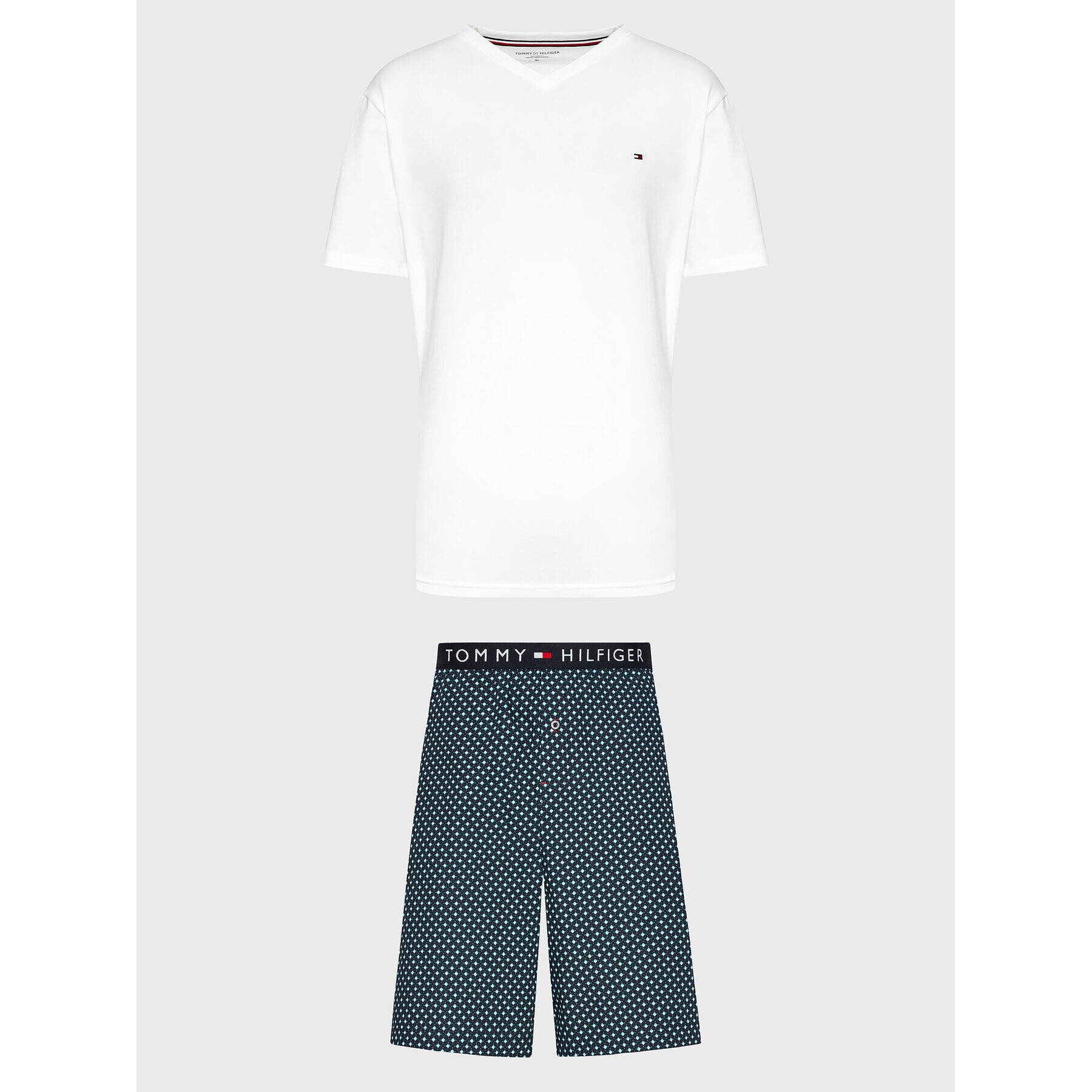 Tommy Hilfiger Пижама UM0UM02665 Цветен Regular Fit - Pepit.bg