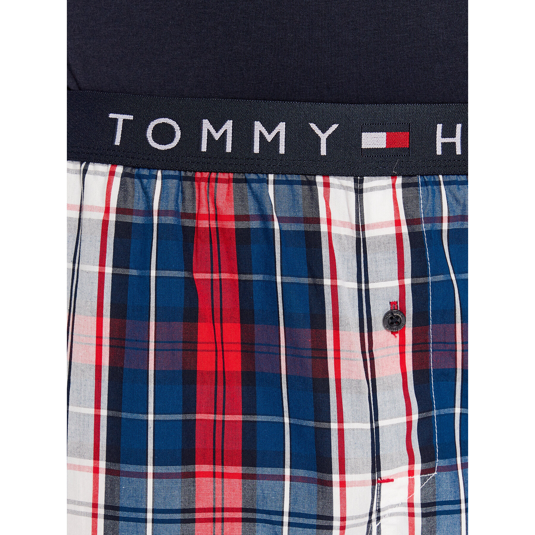 Tommy Hilfiger Пижама UM0UM02891 Тъмносин Regular Fit - Pepit.bg