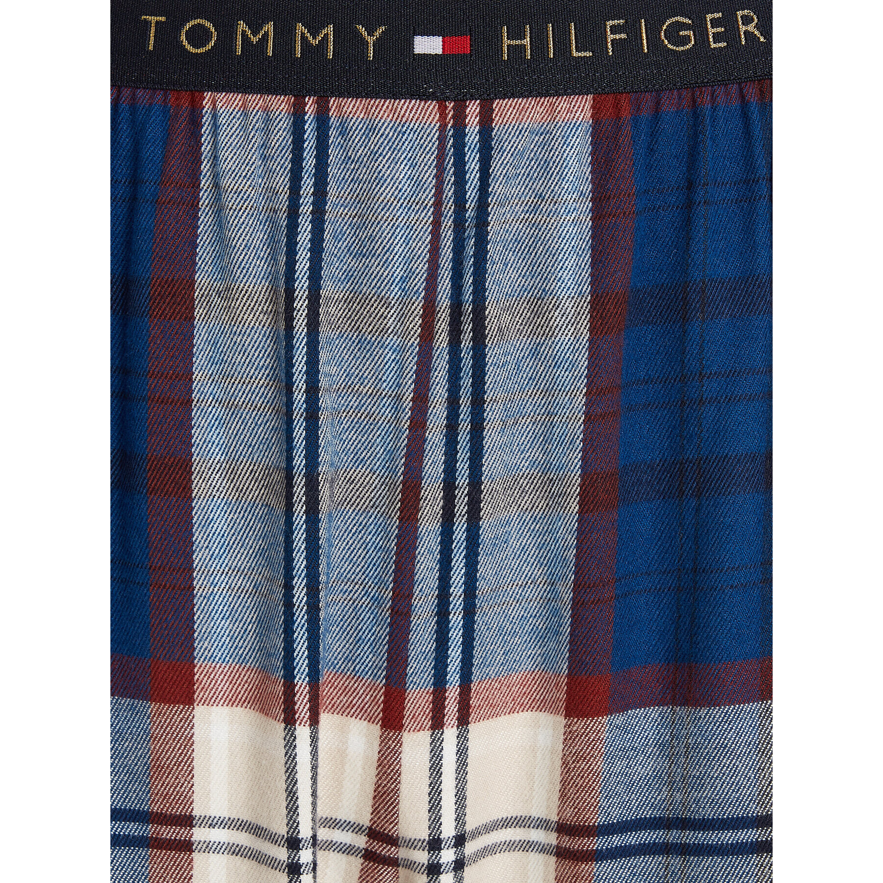 Tommy Hilfiger Пижама UW0UW03961 Син Relaxed Fit - Pepit.bg