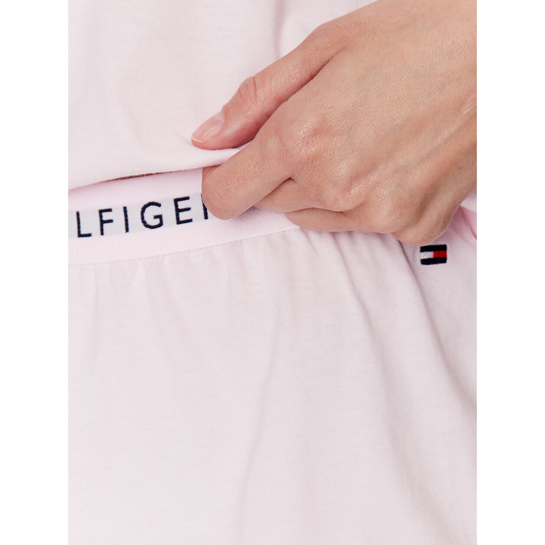 Tommy Hilfiger Пижама UW0UW04590 Розов Regular Fit - Pepit.bg