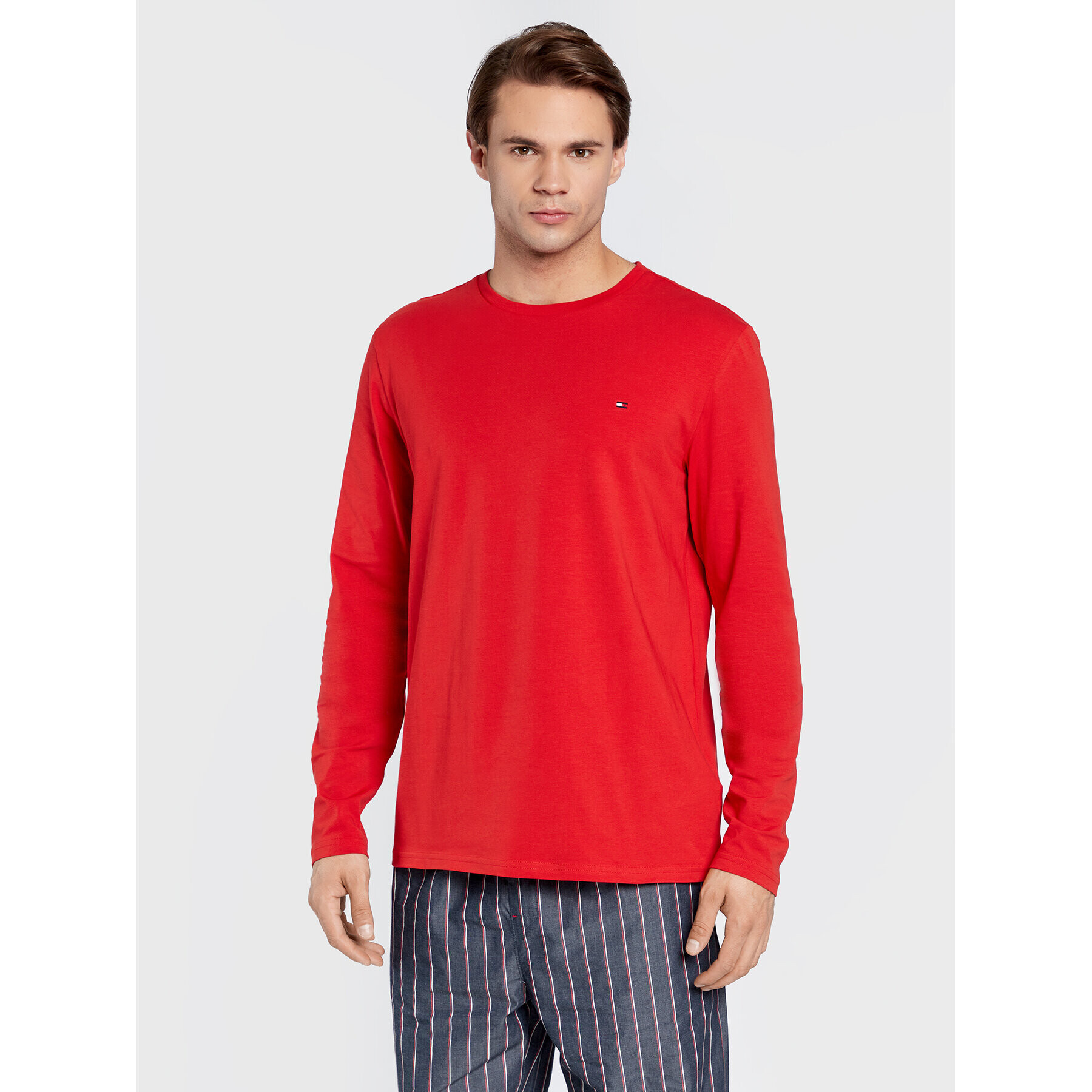 Tommy Hilfiger Пижама Woven UM0UM01960 Червен Regular Fit - Pepit.bg