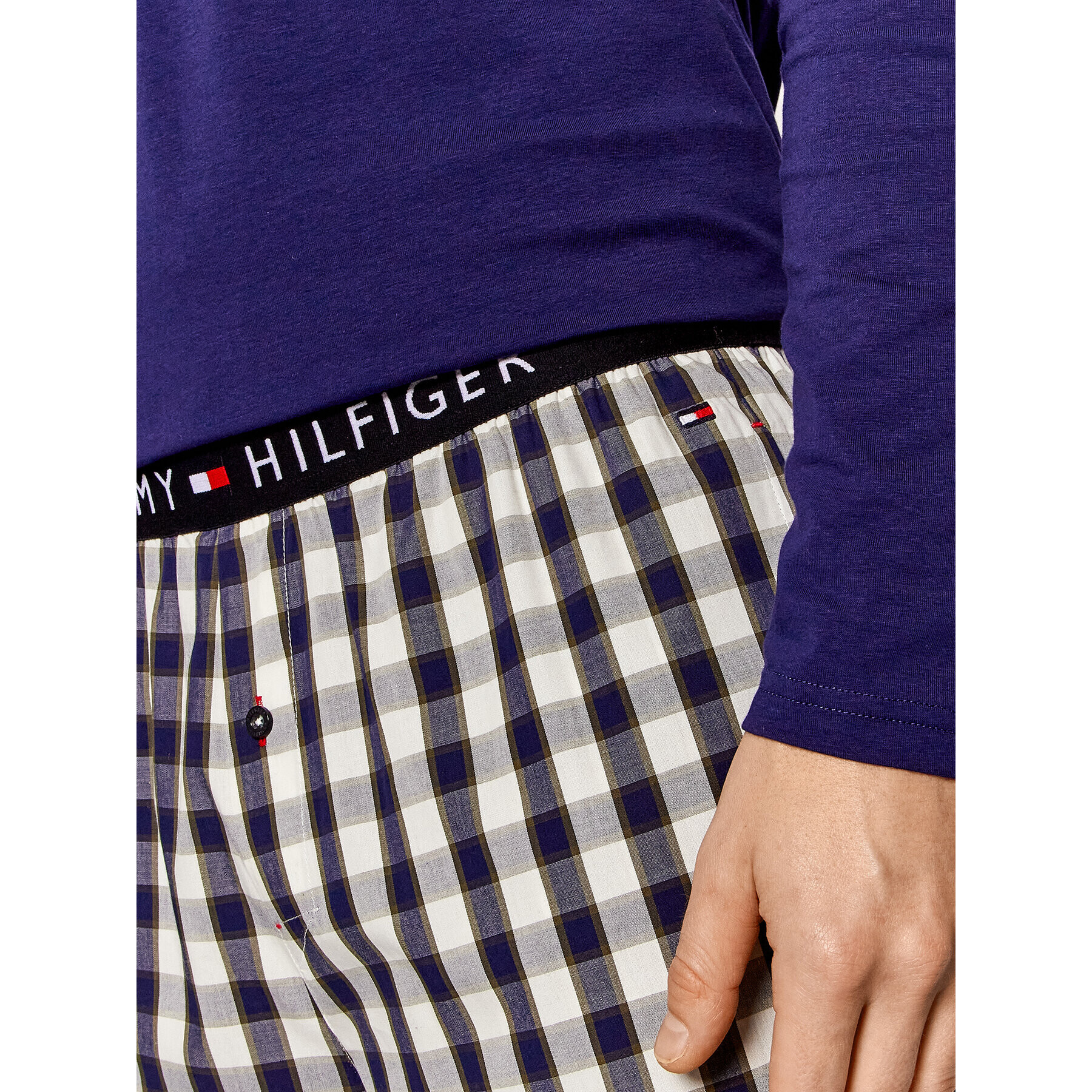 Tommy Hilfiger Пижама Woven UM0UM01960 Цветен Regular Fit - Pepit.bg