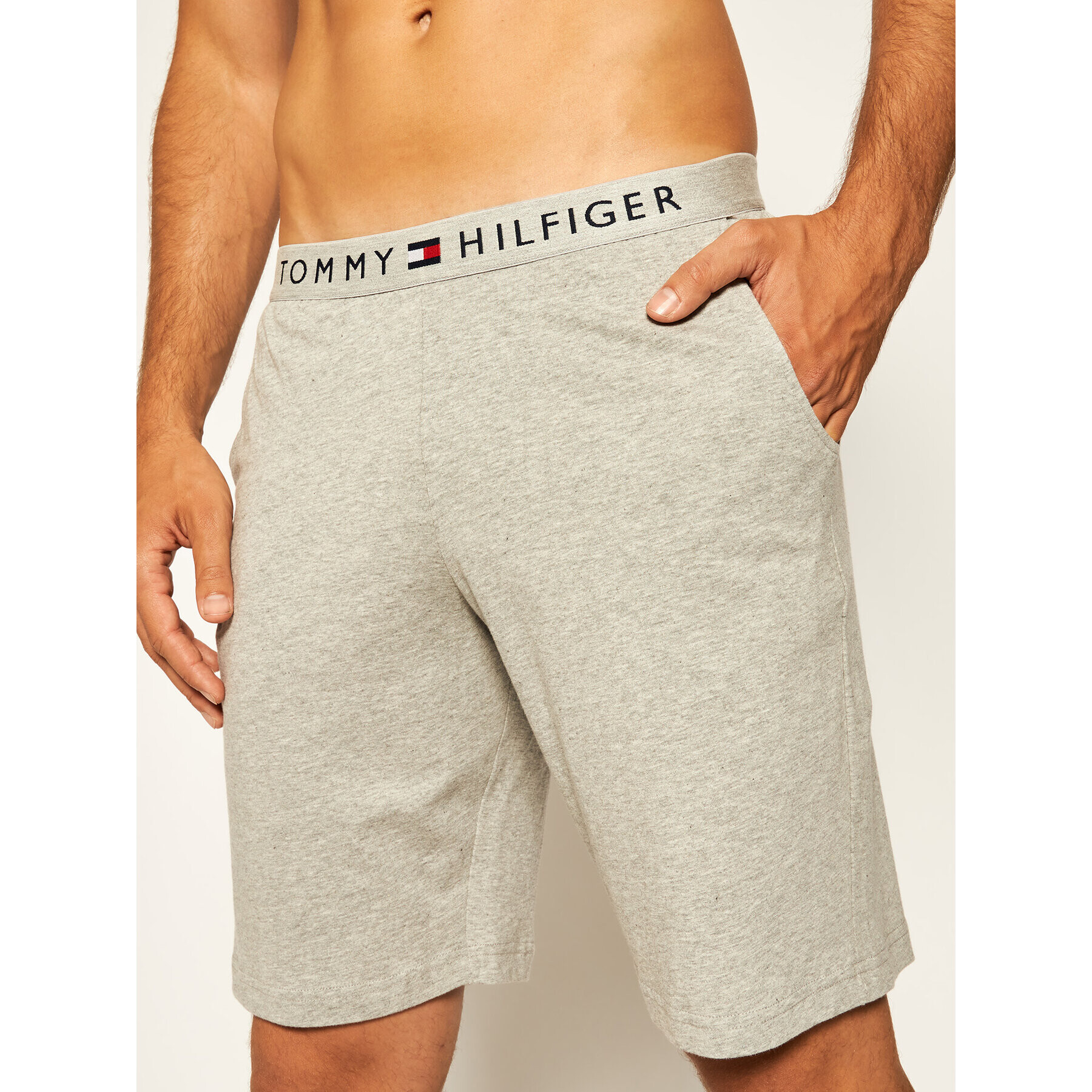 Tommy Hilfiger Пижамени шорти UM0UM01203 Сив - Pepit.bg