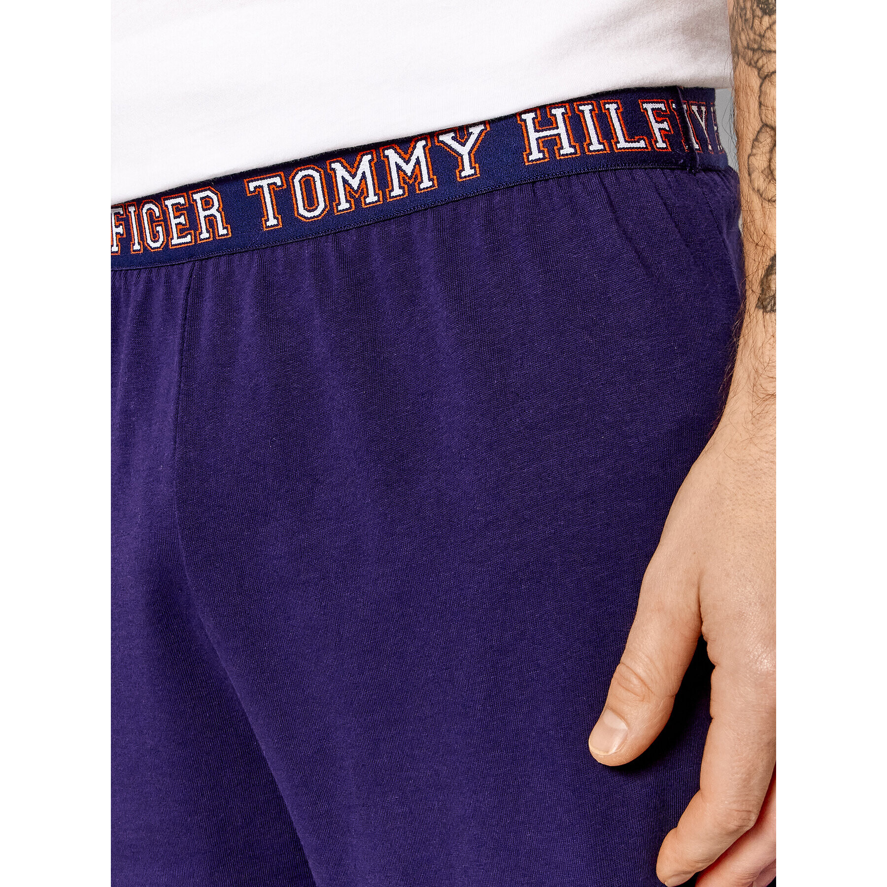 Tommy Hilfiger Пижамени шорти UM0UM02380 Тъмносин Regular Fit - Pepit.bg