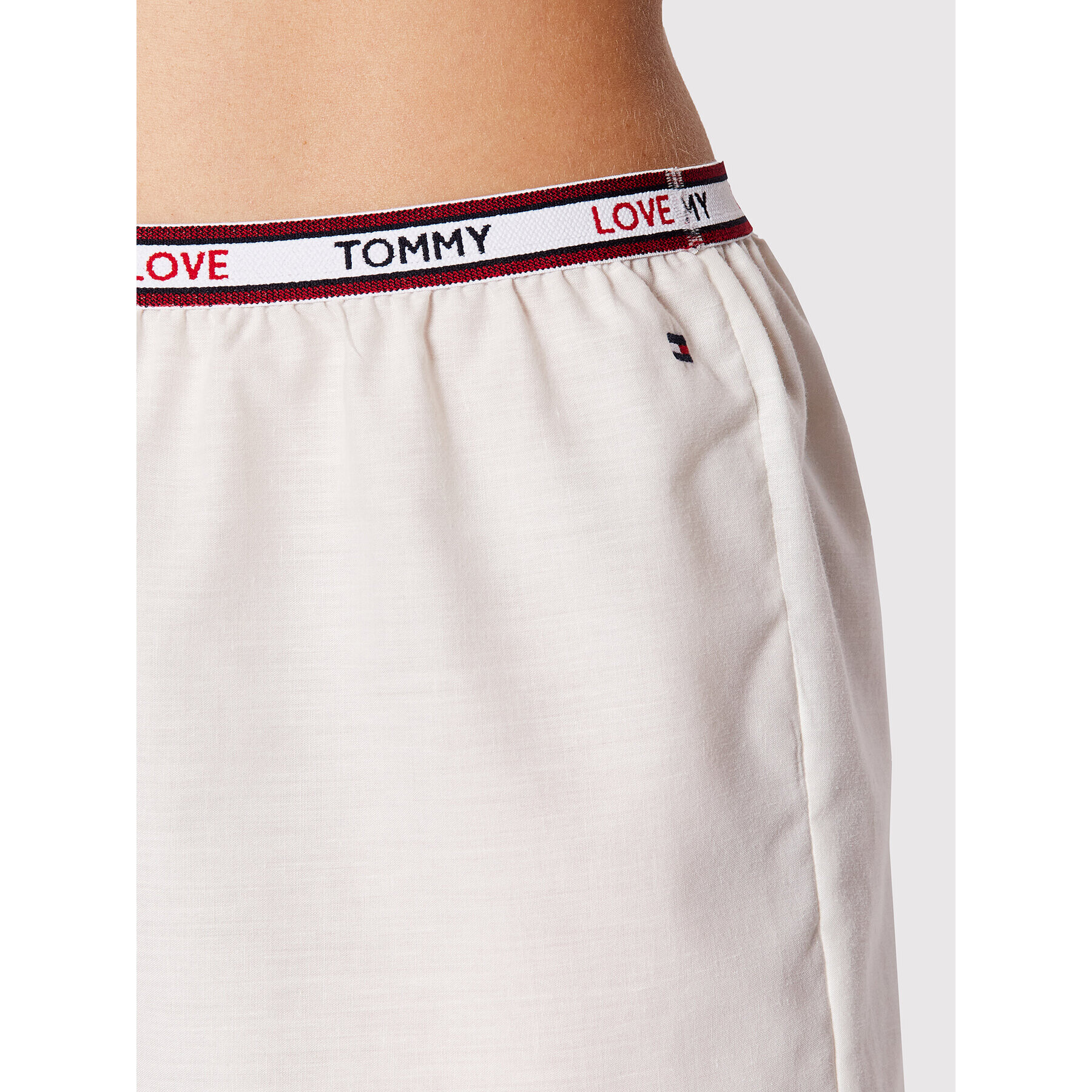 Tommy Hilfiger Пижамени шорти UW0UW03616 Бежов Regular Fit - Pepit.bg