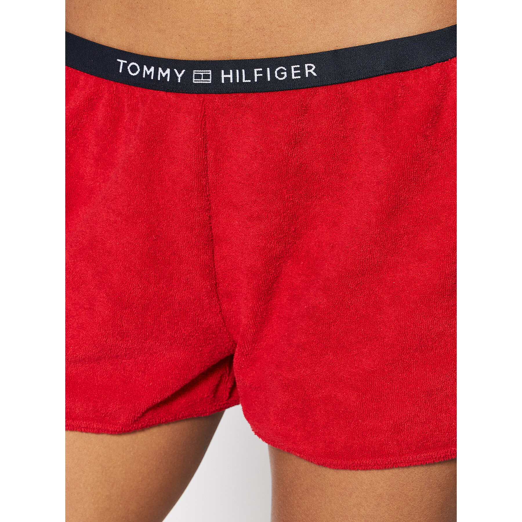 Tommy Hilfiger Плажни шорти UW0UW03788 Червен Regular Fit - Pepit.bg