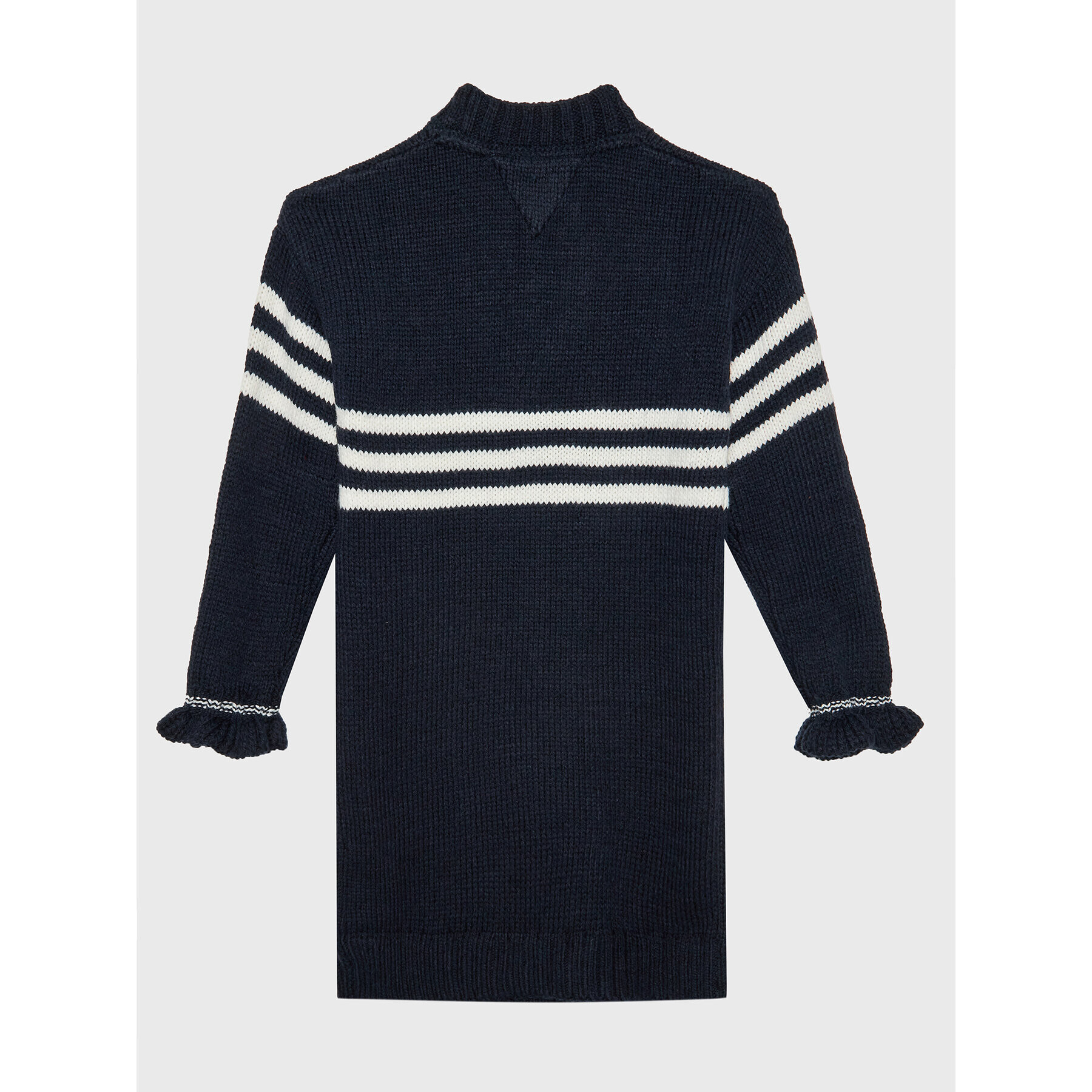 Tommy Hilfiger Плетена рокля KG0KG06883 M Тъмносин Regular Fit - Pepit.bg