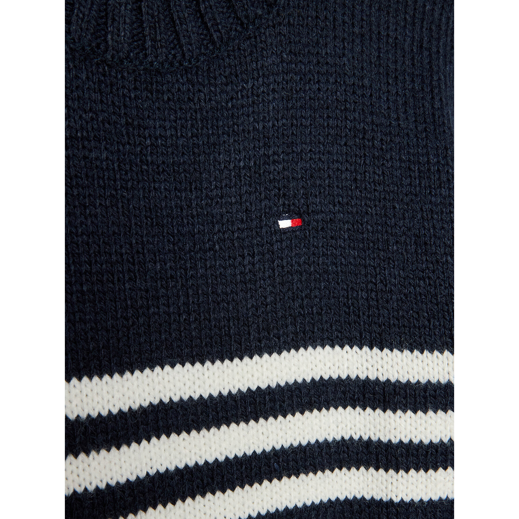 Tommy Hilfiger Плетена рокля KG0KG06883 M Тъмносин Regular Fit - Pepit.bg