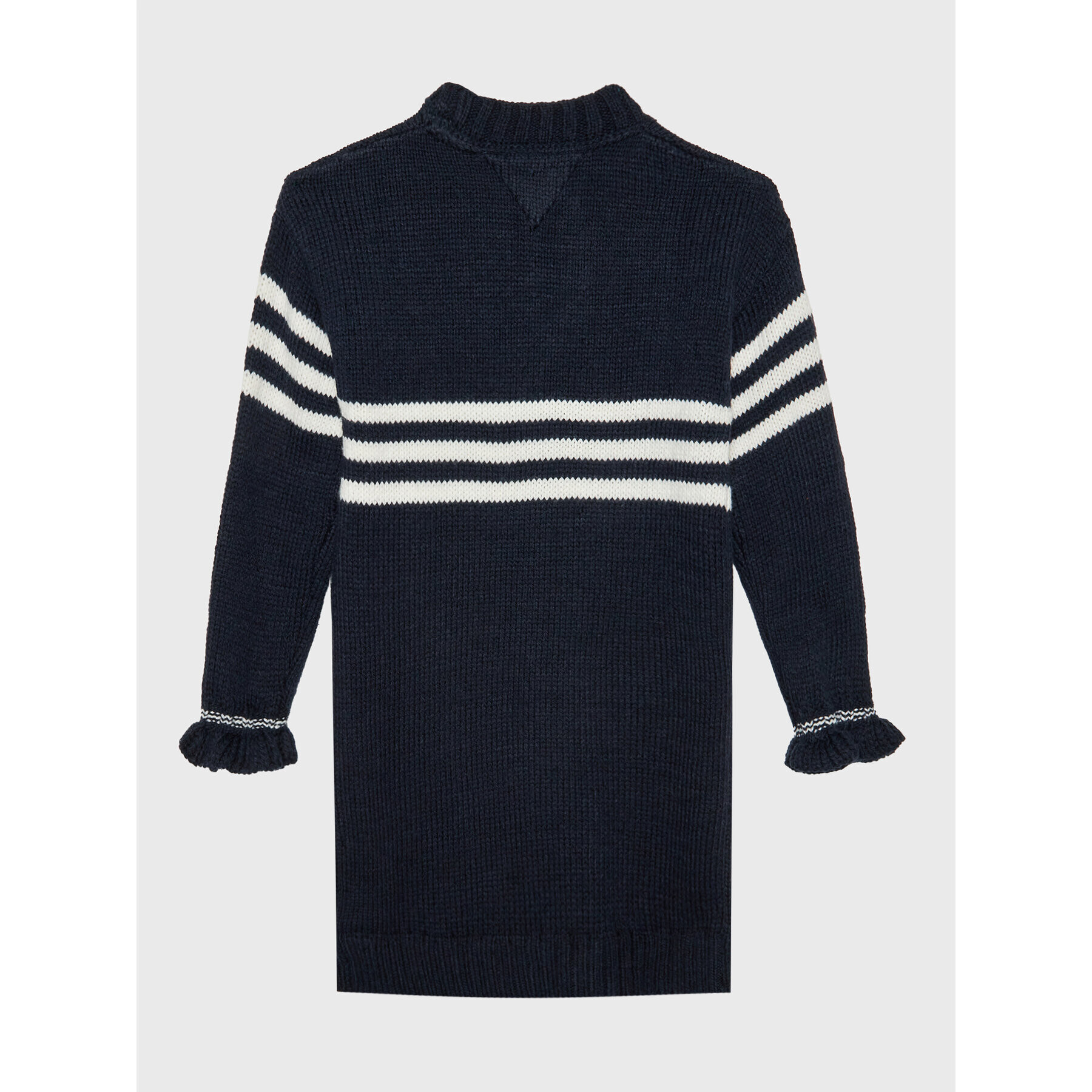 Tommy Hilfiger Плетена рокля Prep Stripe KG0KG06883 D Тъмносин Relaxed Fit - Pepit.bg