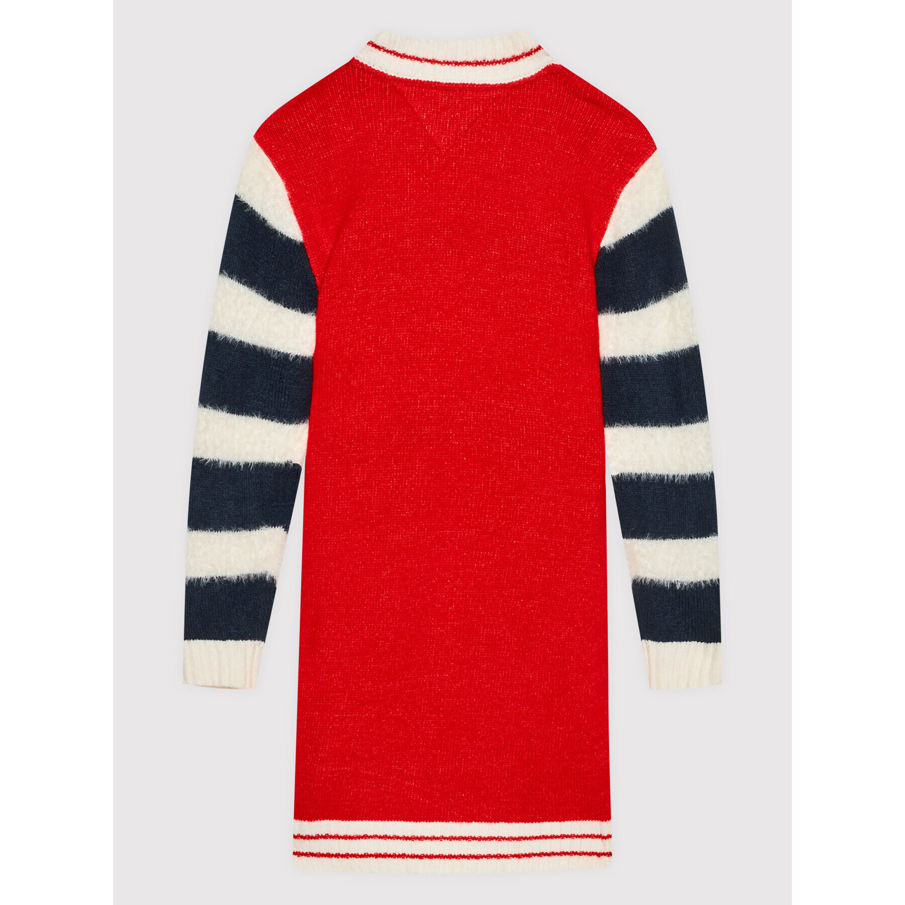 Tommy Hilfiger Плетена рокля Bold KG0KG06116 D Червен Regular Fit - Pepit.bg