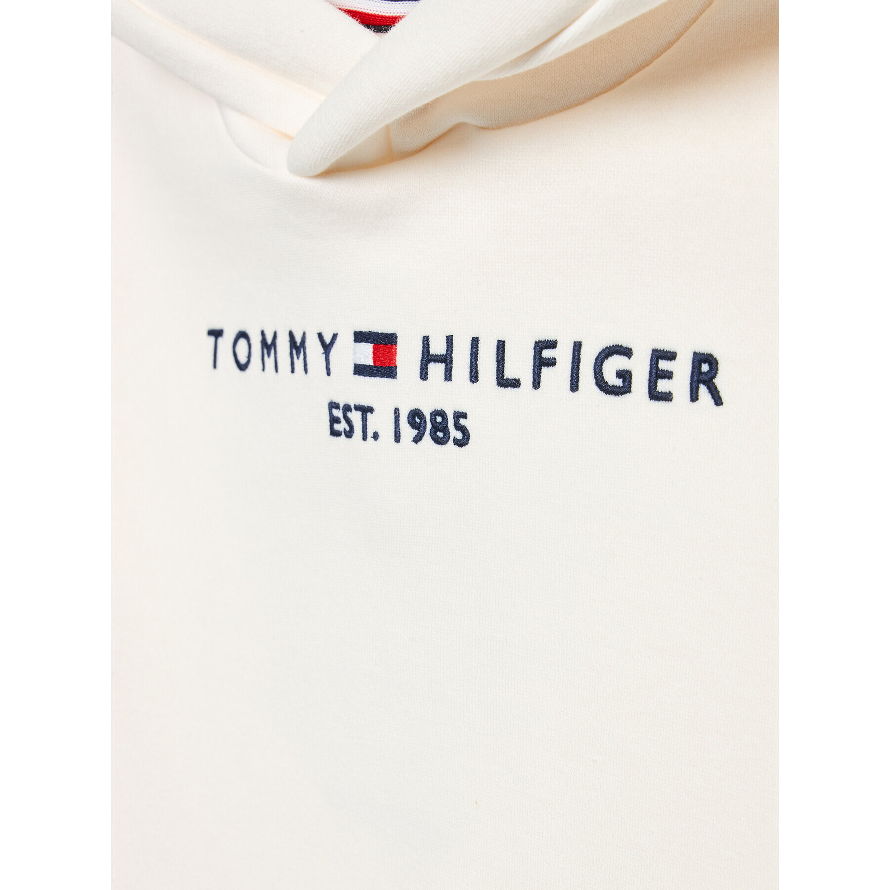 Tommy Hilfiger Плетена рокля Essential KG0KG06695 D Бял Regular Fit - Pepit.bg