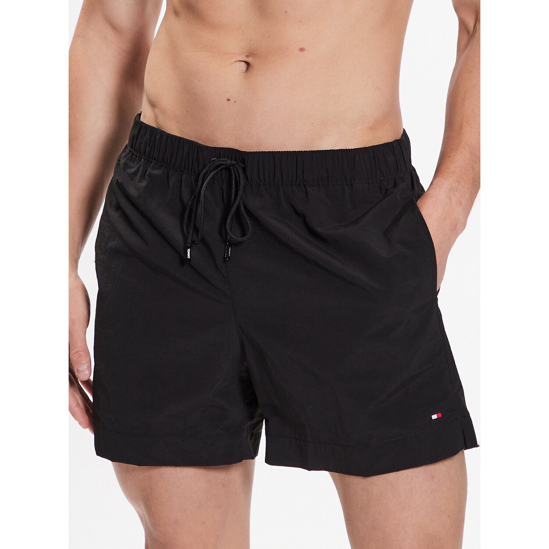 Tommy Hilfiger Плувни шорти Essential UM0UM02793 Черен Regular Fit - Pepit.bg
