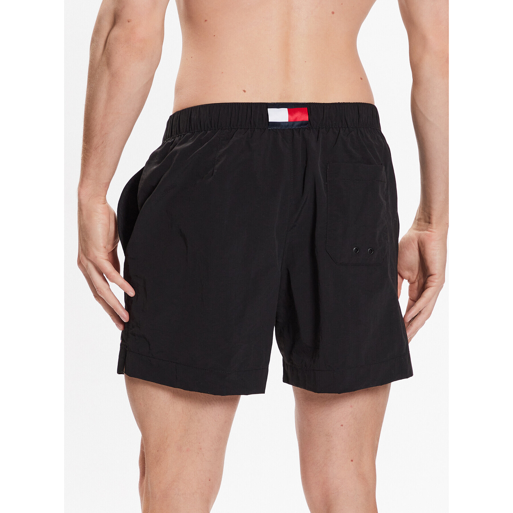 Tommy Hilfiger Плувни шорти Essential UM0UM02793 Черен Regular Fit - Pepit.bg