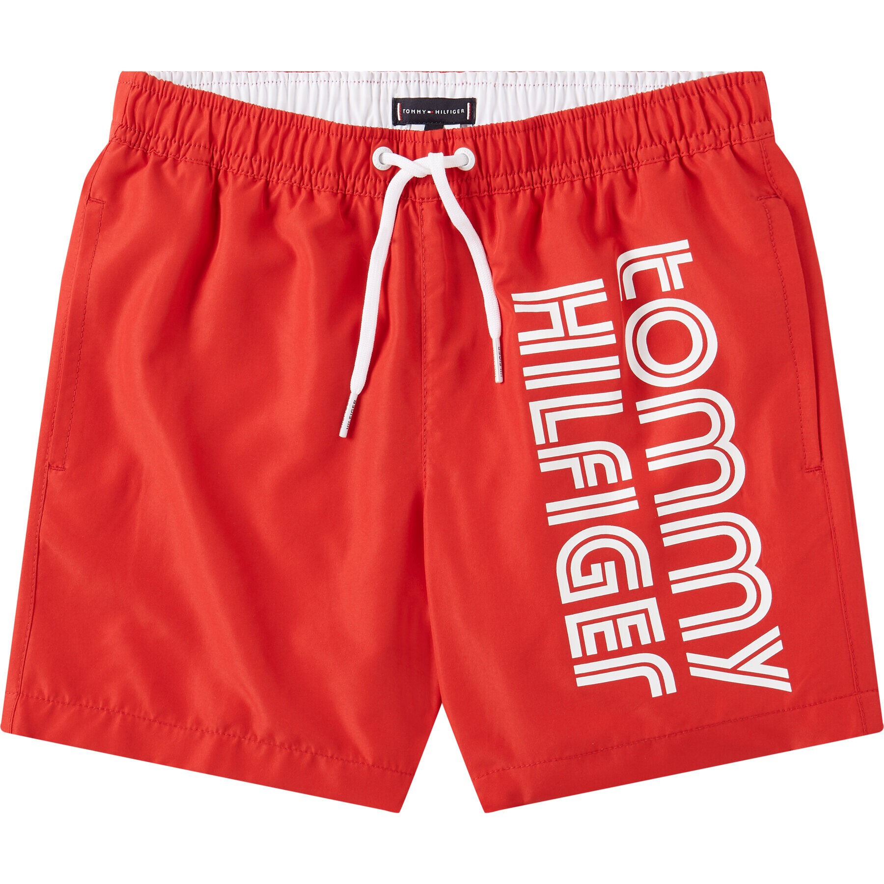 Tommy Hilfiger Плувни шорти Medium Drawstring UB0UB00273 D Червен Regular Fit - Pepit.bg