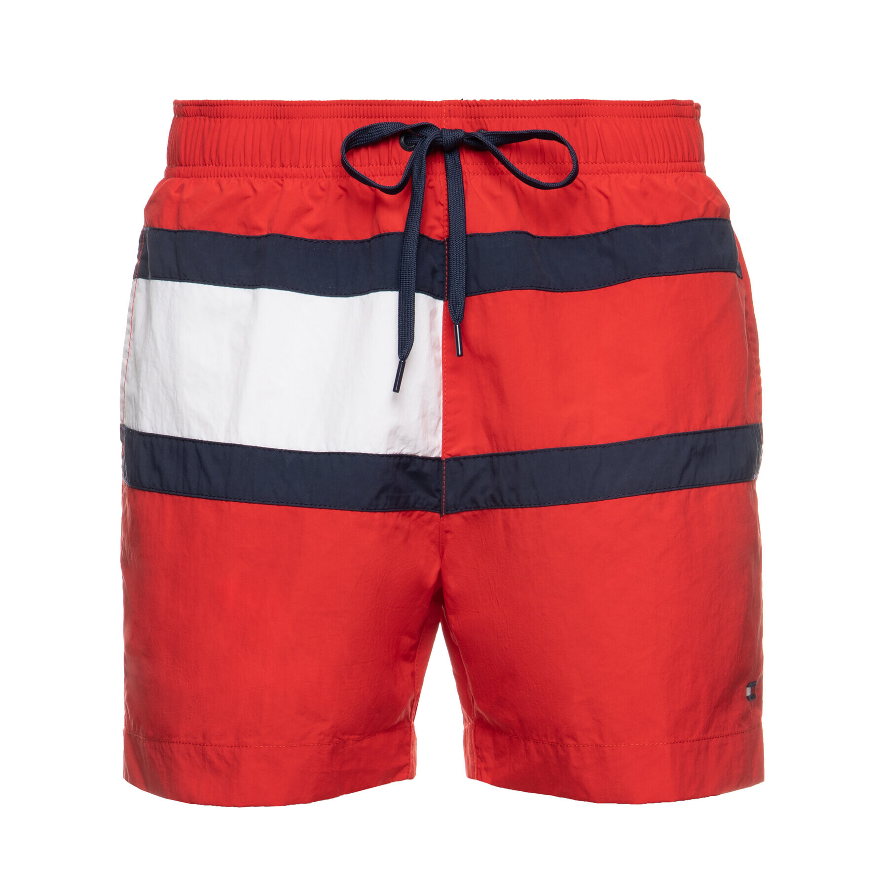 Tommy Hilfiger Плувни шорти Medium Drawstring UM0UM01070 Червен Regular Fit - Pepit.bg