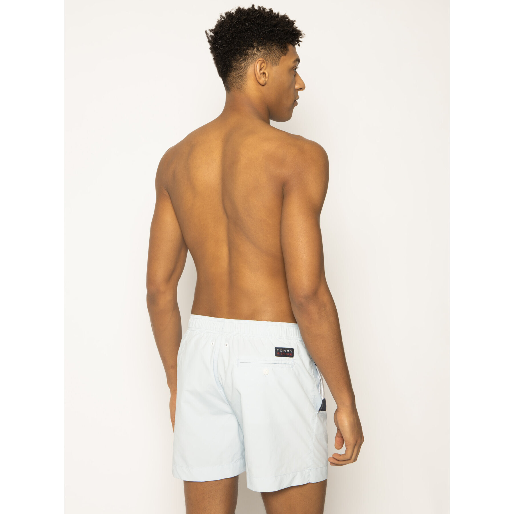 Tommy Hilfiger Плувни шорти Medium Drawstring UM0UM01070 Син Regular Fit - Pepit.bg