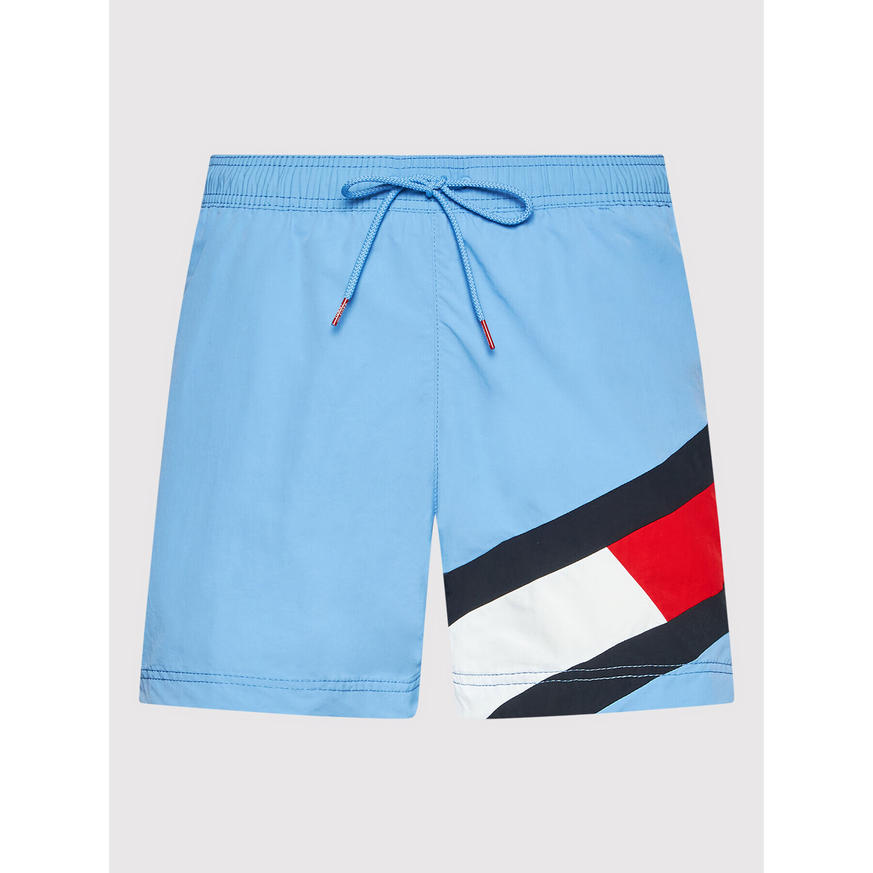 Tommy Hilfiger Плувни шорти Medium Drawstring UM0UM02048 Син Slim Fit - Pepit.bg