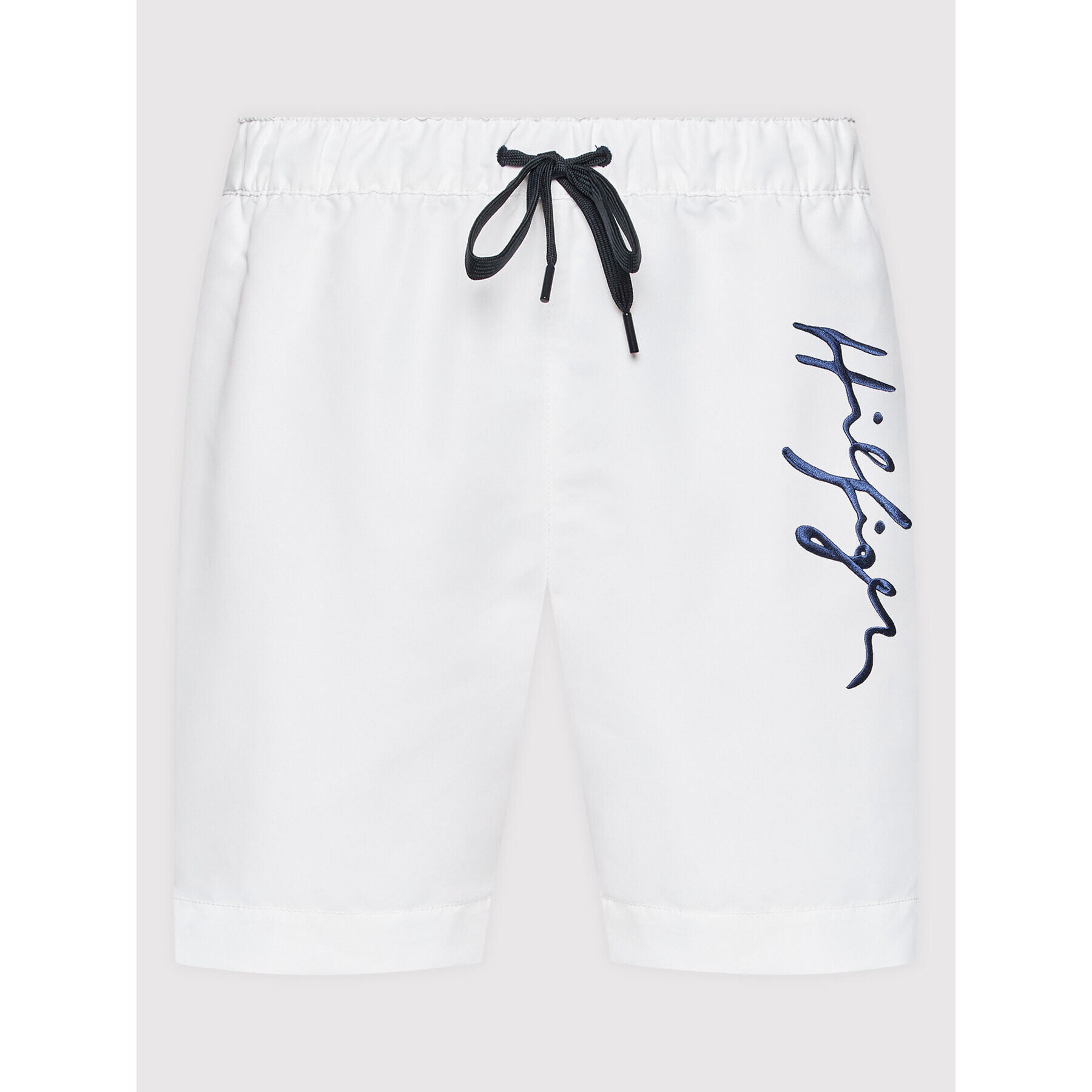 Tommy Hilfiger Плувни шорти Medium Drawstring UM0UM02299 Бял Regular Fit - Pepit.bg