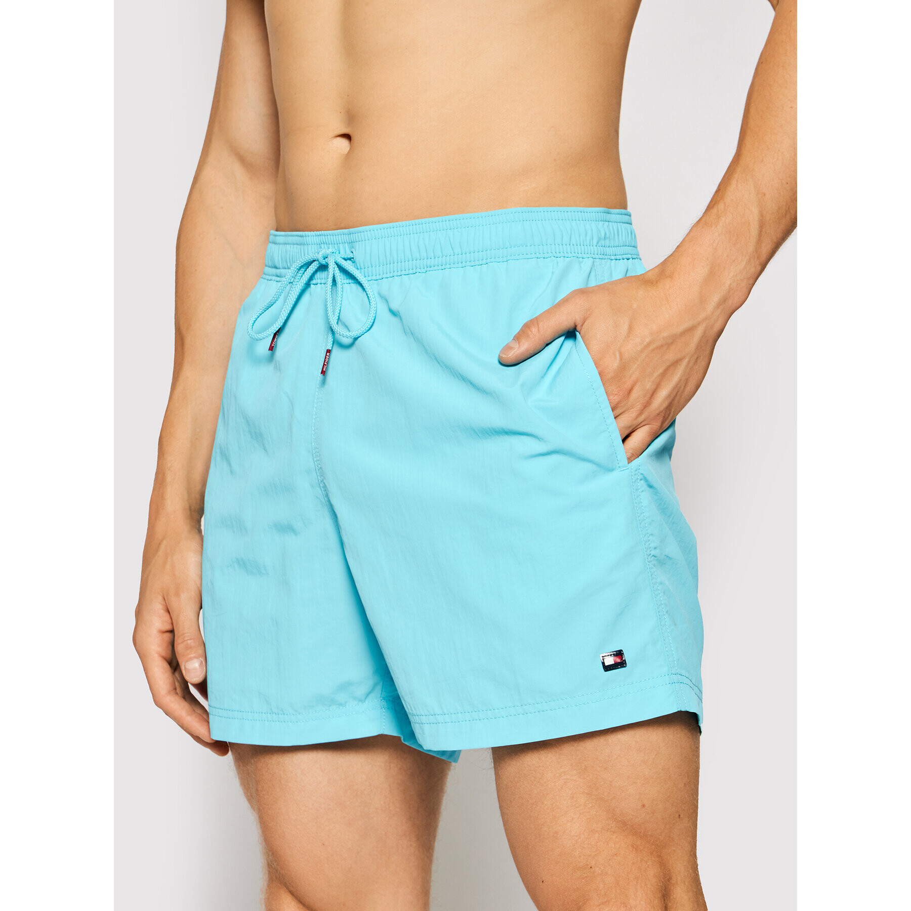 Tommy Hilfiger Плувни шорти Medium UM0UM02041 Син Slim Fit - Pepit.bg