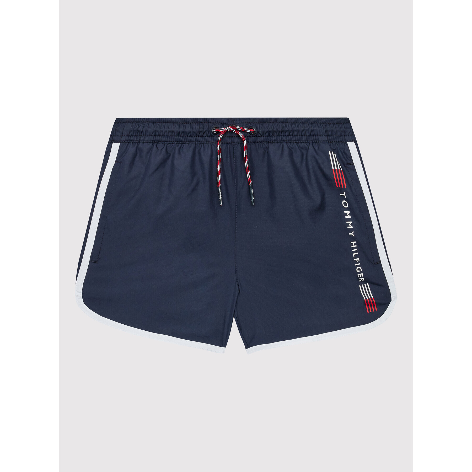 Tommy Hilfiger Плувни шорти Runner UB0UB00422 Тъмносин Regular Fit - Pepit.bg