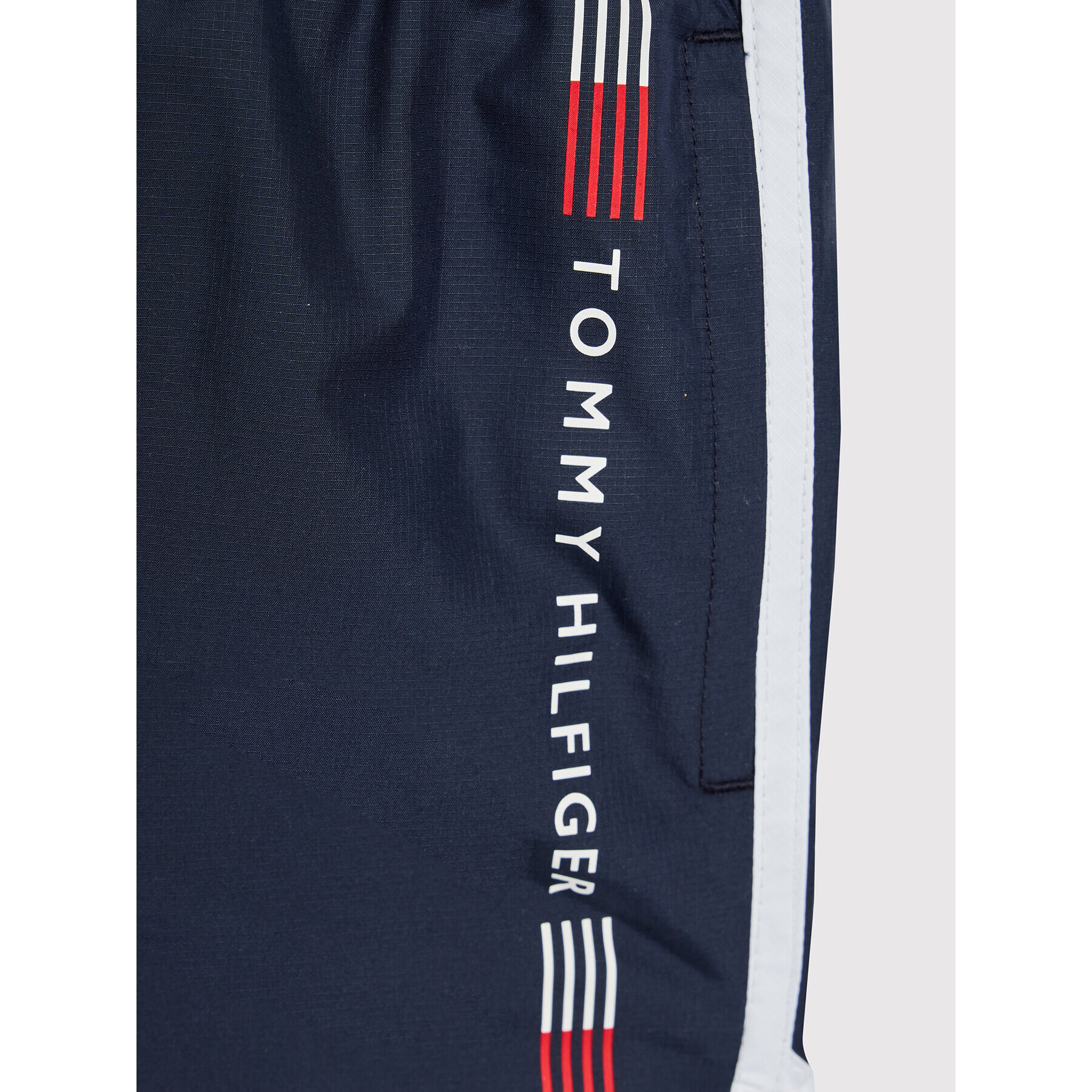 Tommy Hilfiger Плувни шорти Runner UB0UB00422 Тъмносин Regular Fit - Pepit.bg