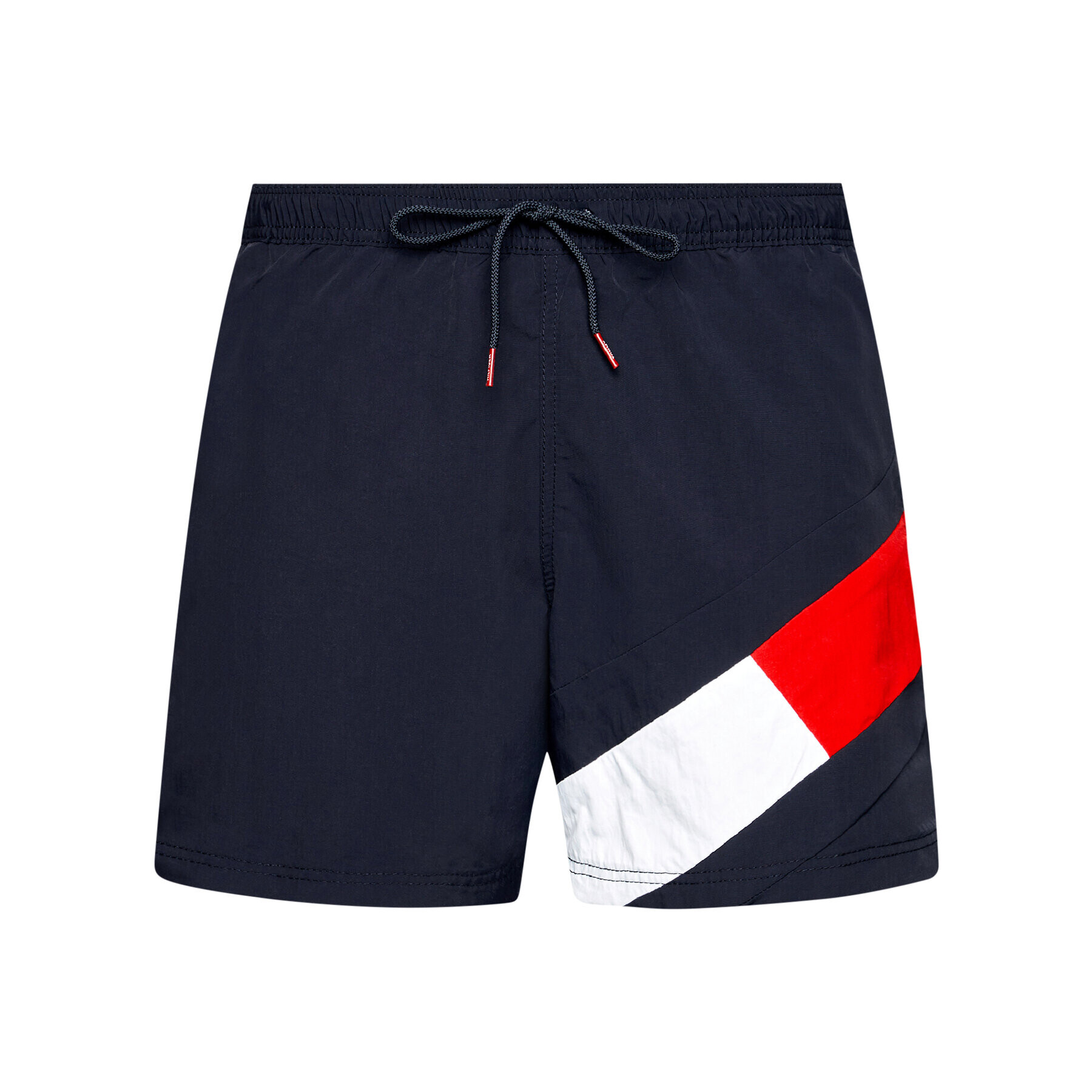 Tommy Hilfiger Плувни шорти Sf Medium Drawstring UM0UM02048 Тъмносин Slim Fit - Pepit.bg