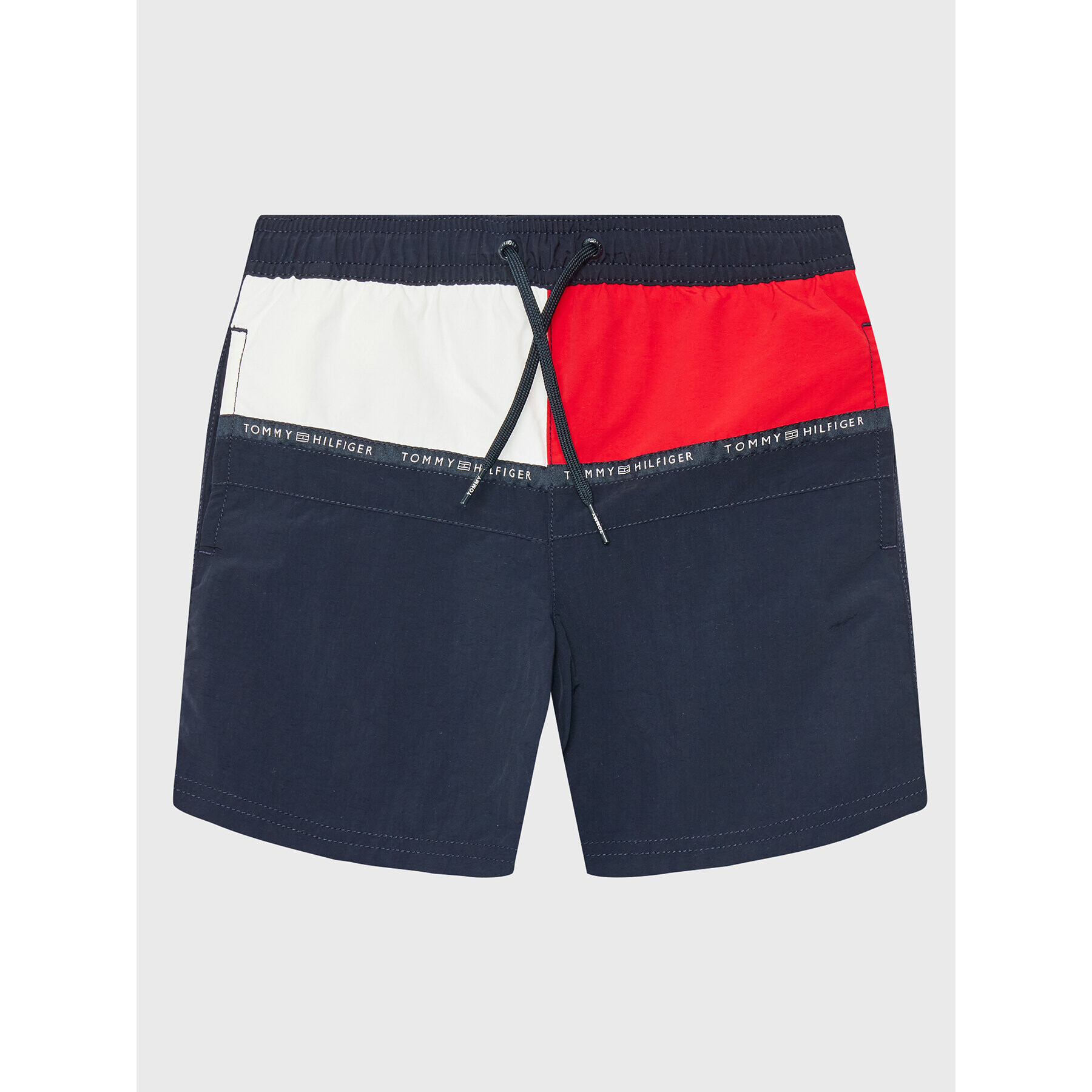 Tommy Hilfiger Плувни шорти UB0UB00481 Тъмносин Regular Fit - Pepit.bg