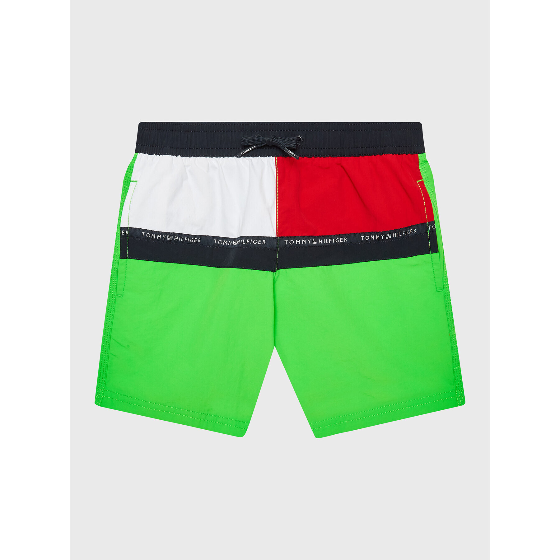 Tommy Hilfiger Плувни шорти UB0UB00481 Зелен Regular Fit - Pepit.bg