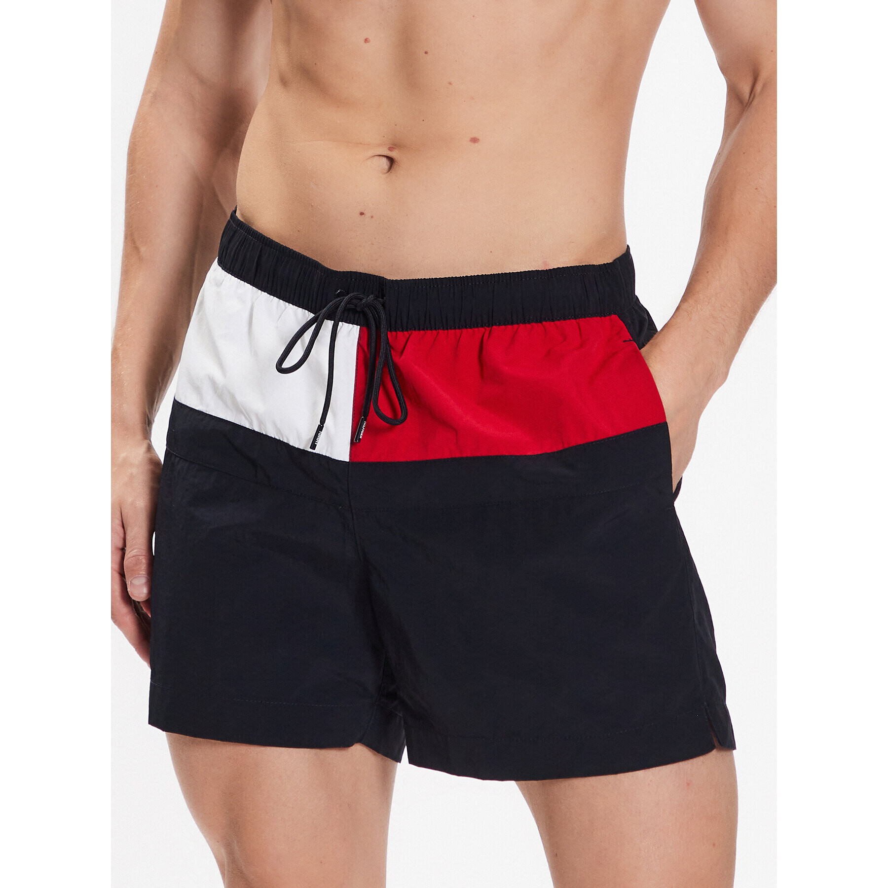 Tommy Hilfiger Плувни шорти UM0UM02744 Тъмносин Regular Fit - Pepit.bg