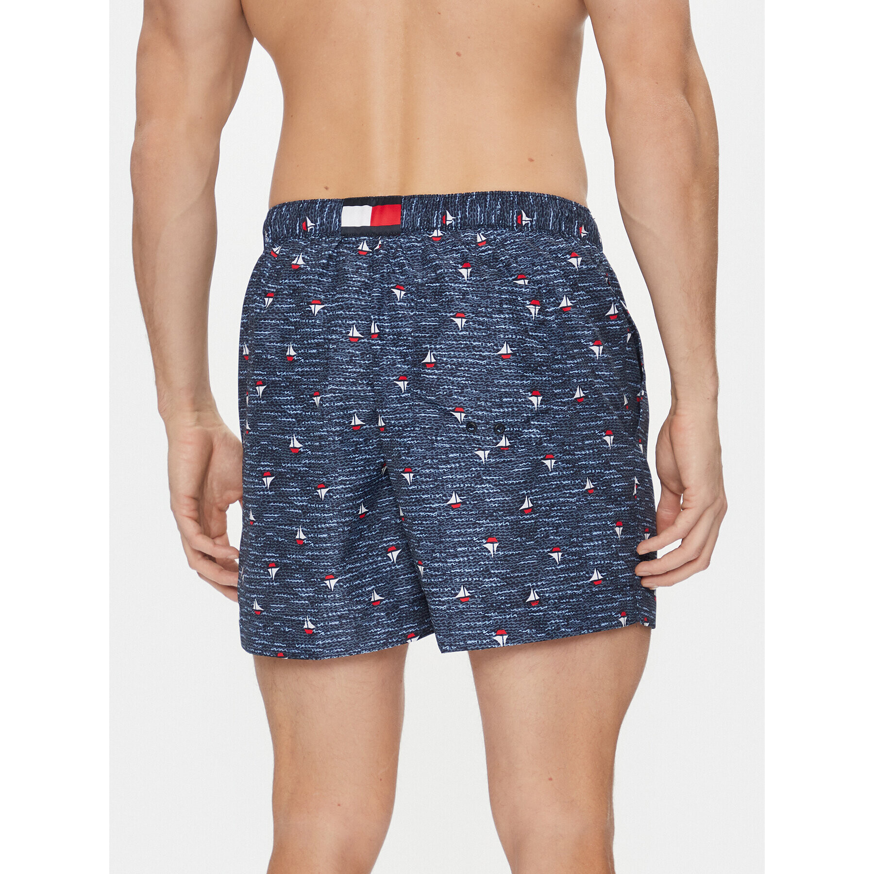 Tommy Hilfiger Плувни шорти UM0UM02827 Тъмносин Regular Fit - Pepit.bg