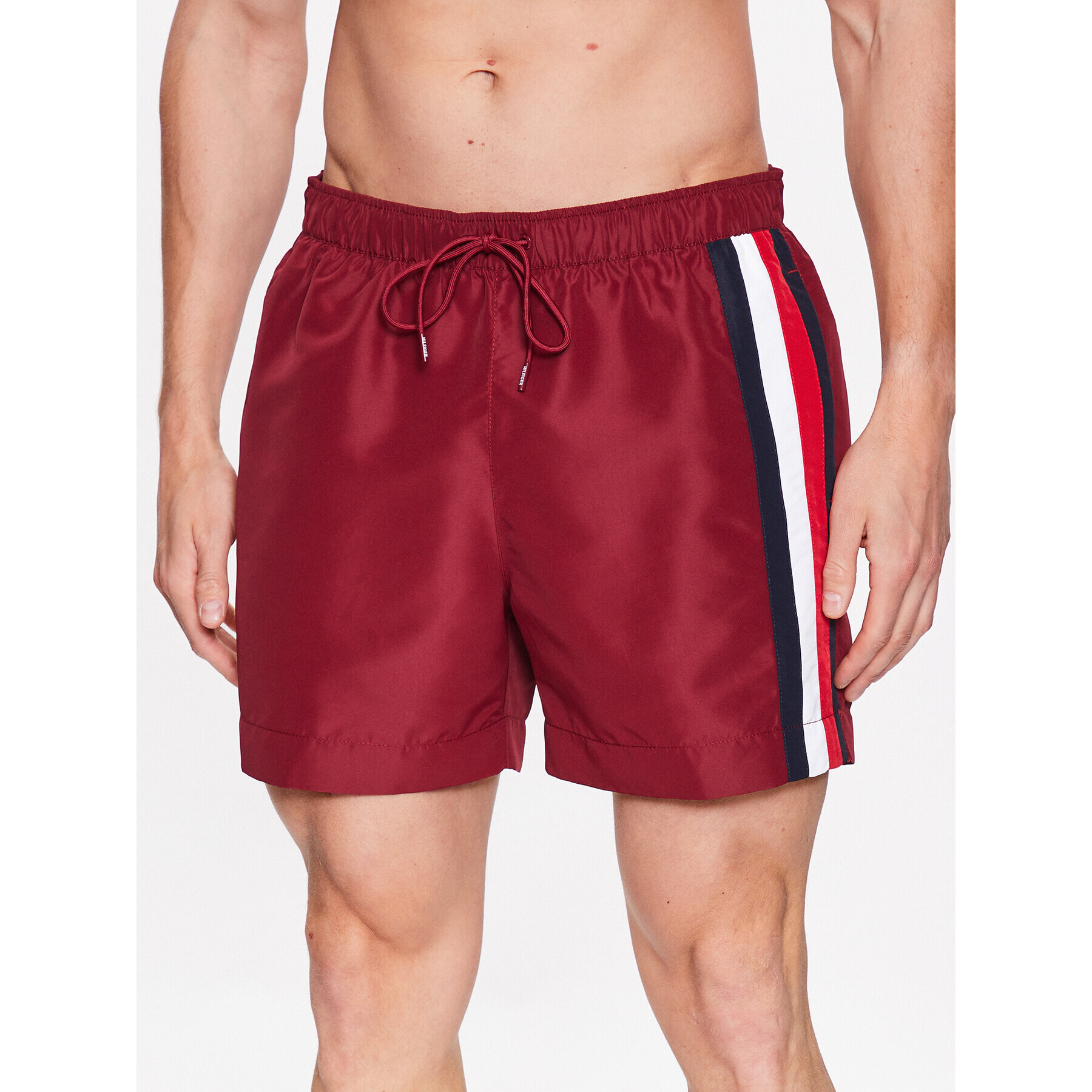 Tommy Hilfiger Плувни шорти UM0UM02857 Бордо Regular Fit - Pepit.bg