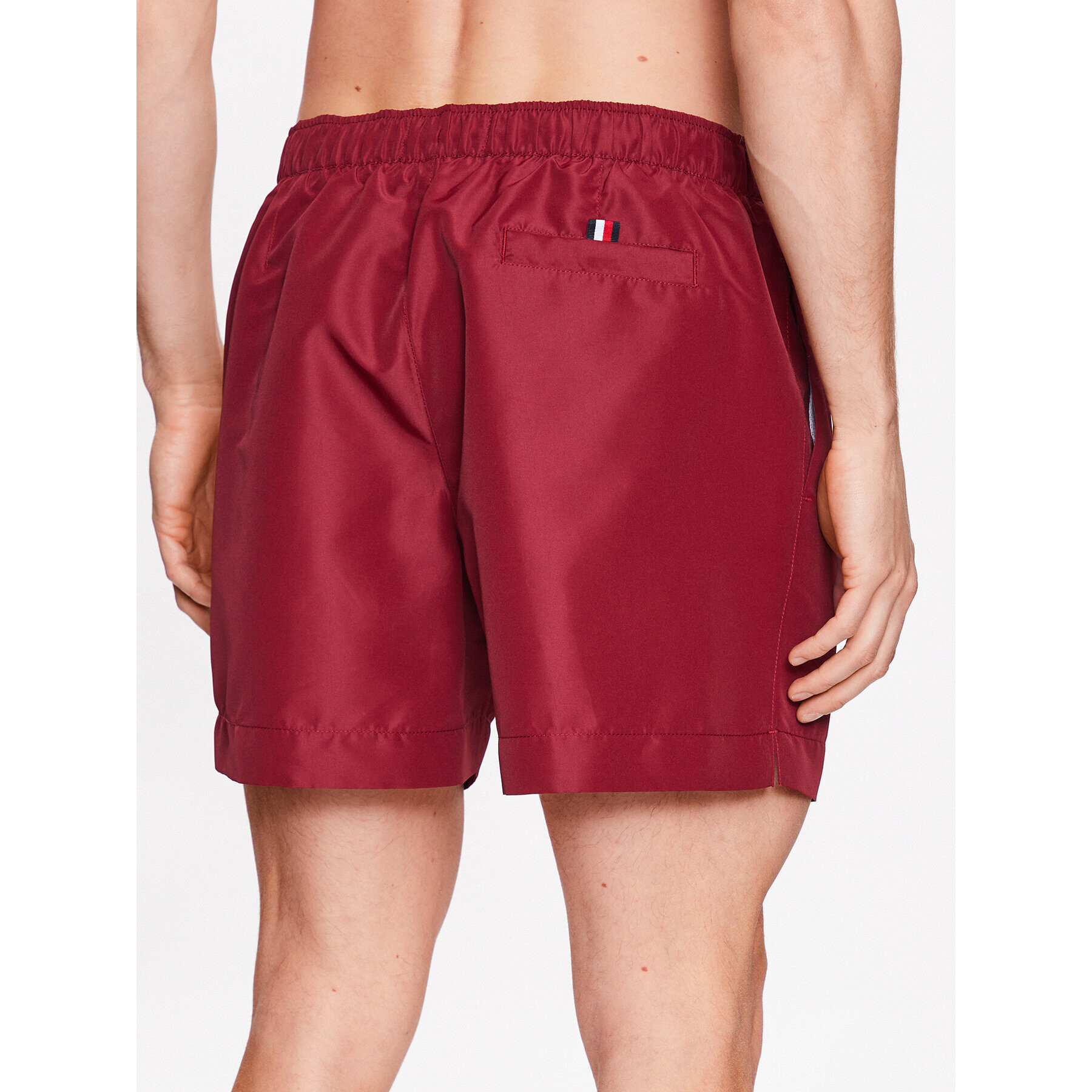 Tommy Hilfiger Плувни шорти UM0UM02857 Бордо Regular Fit - Pepit.bg