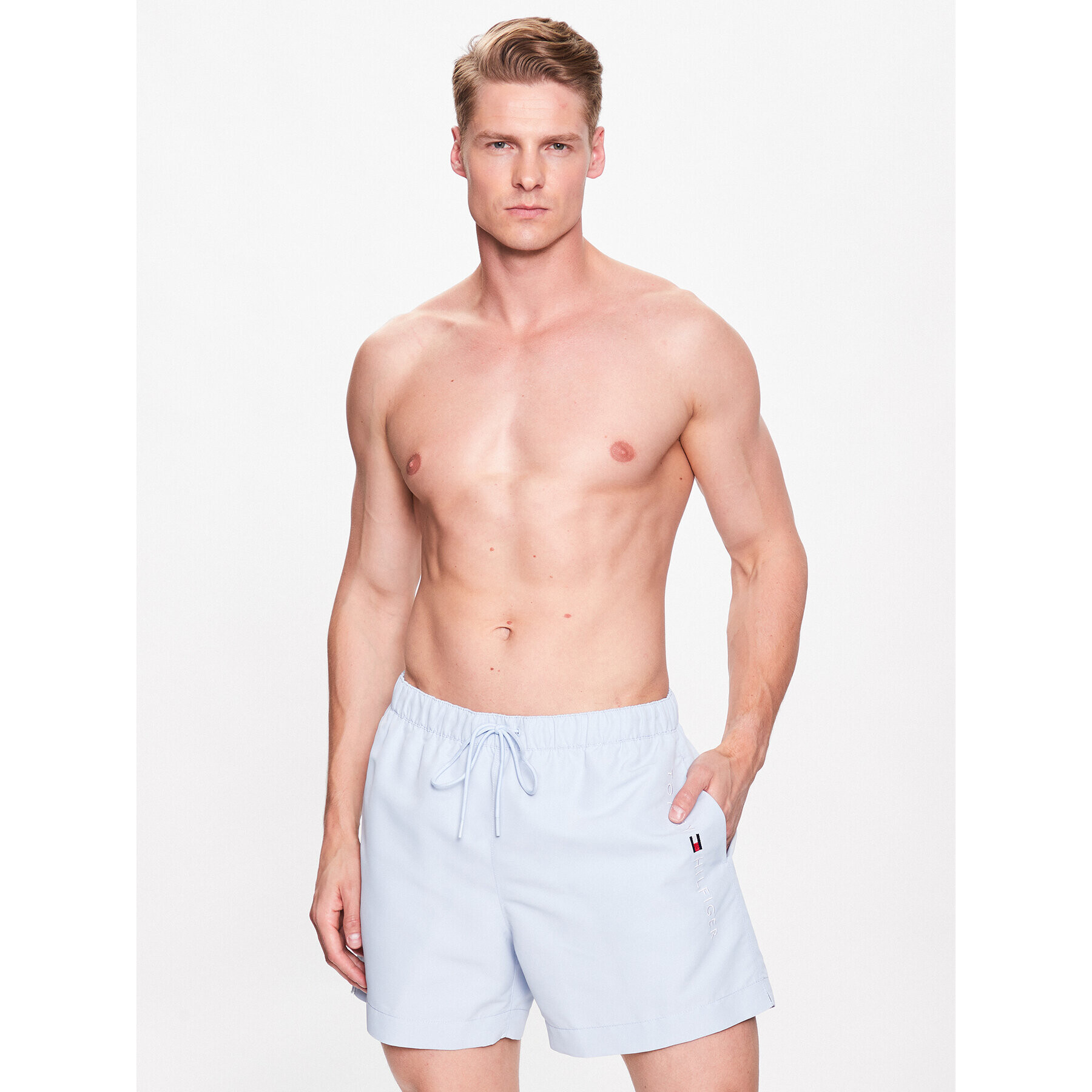 Tommy Hilfiger Плувни шорти UM0UM02885 Син Regular Fit - Pepit.bg