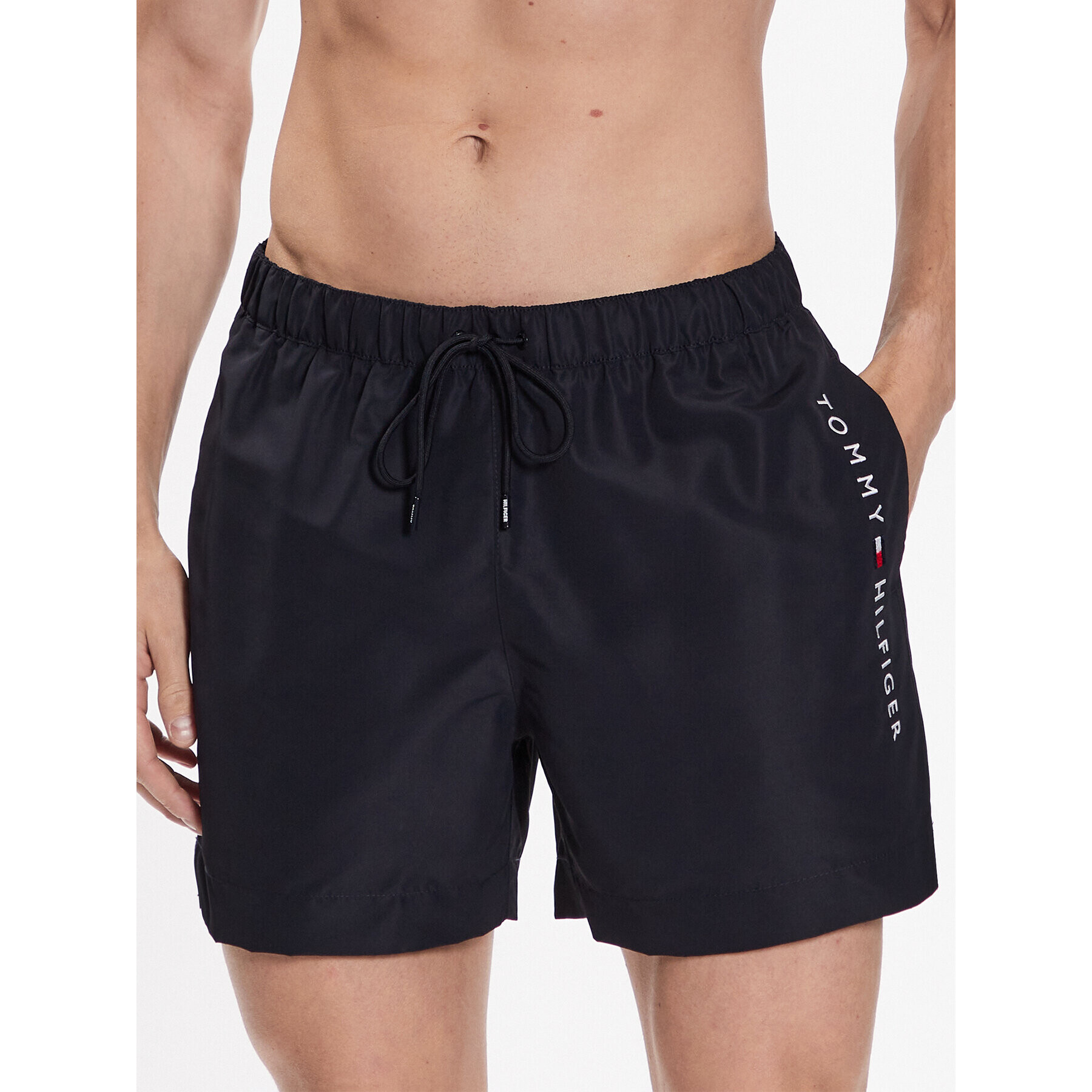 Tommy Hilfiger Плувни шорти UM0UM02885 Тъмносин Regular Fit - Pepit.bg