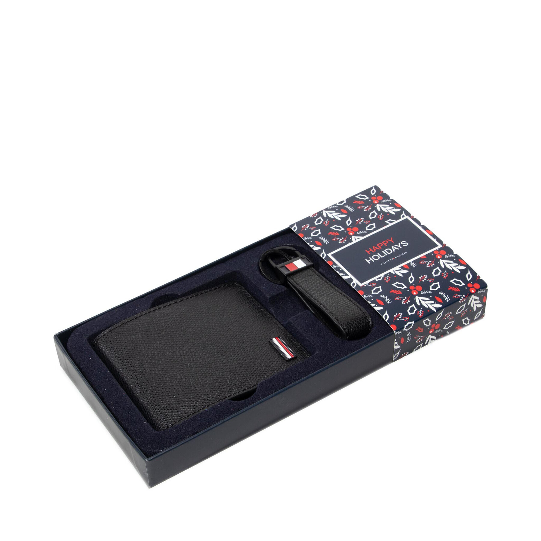 Tommy Hilfiger Подаръчен комплект Gp Mini Cc Wallet & Keyfob AM0AM08355 Черен - Pepit.bg