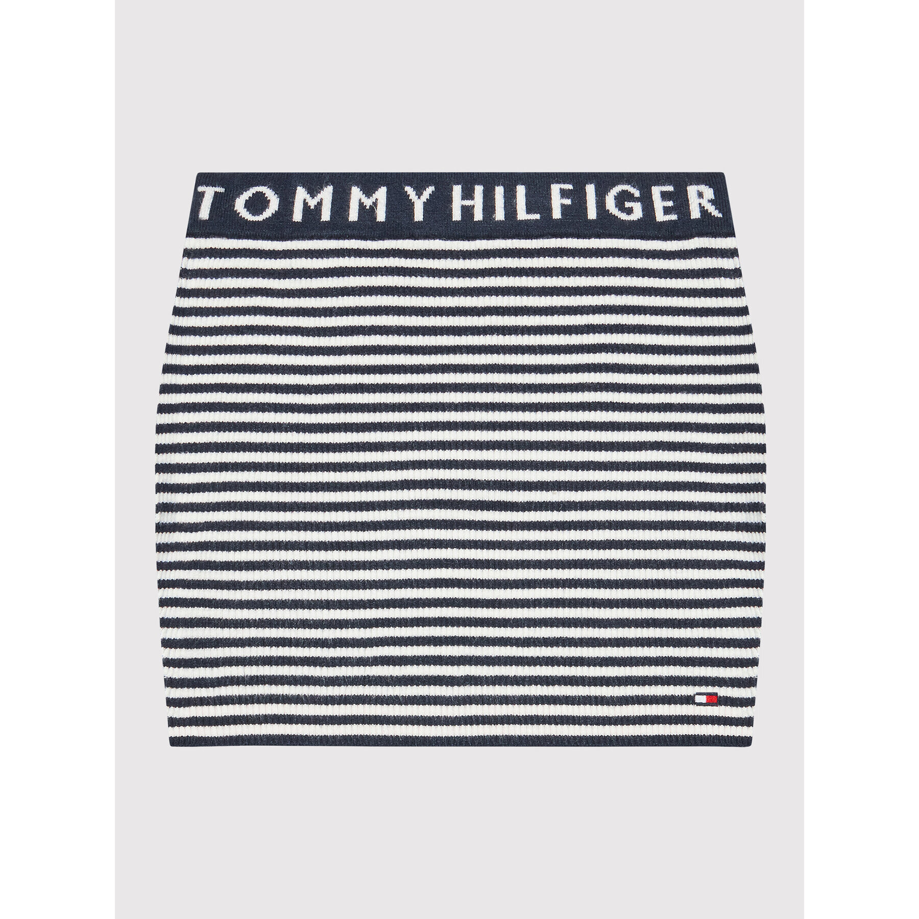 Tommy Hilfiger Пола Branded Rib KG0KG06764 D Тъмносин Slim Fit - Pepit.bg