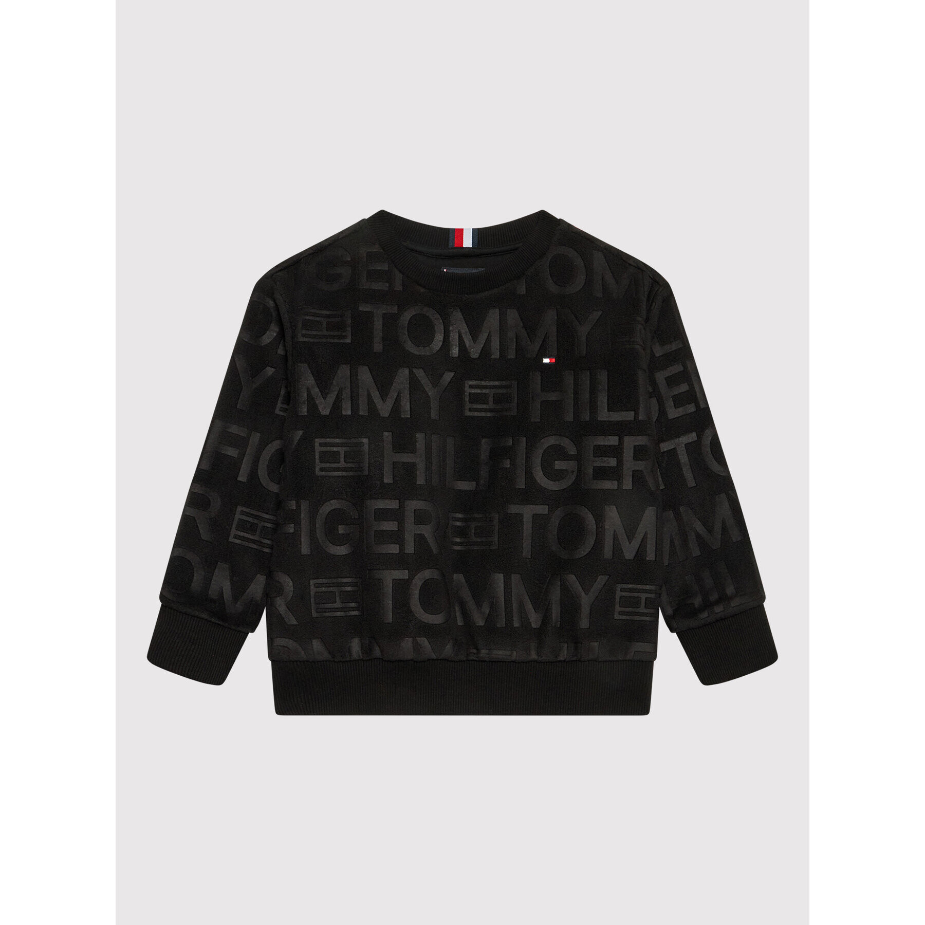 Tommy Hilfiger Полар Logo KB0KB06981 D Черен Regular Fit - Pepit.bg