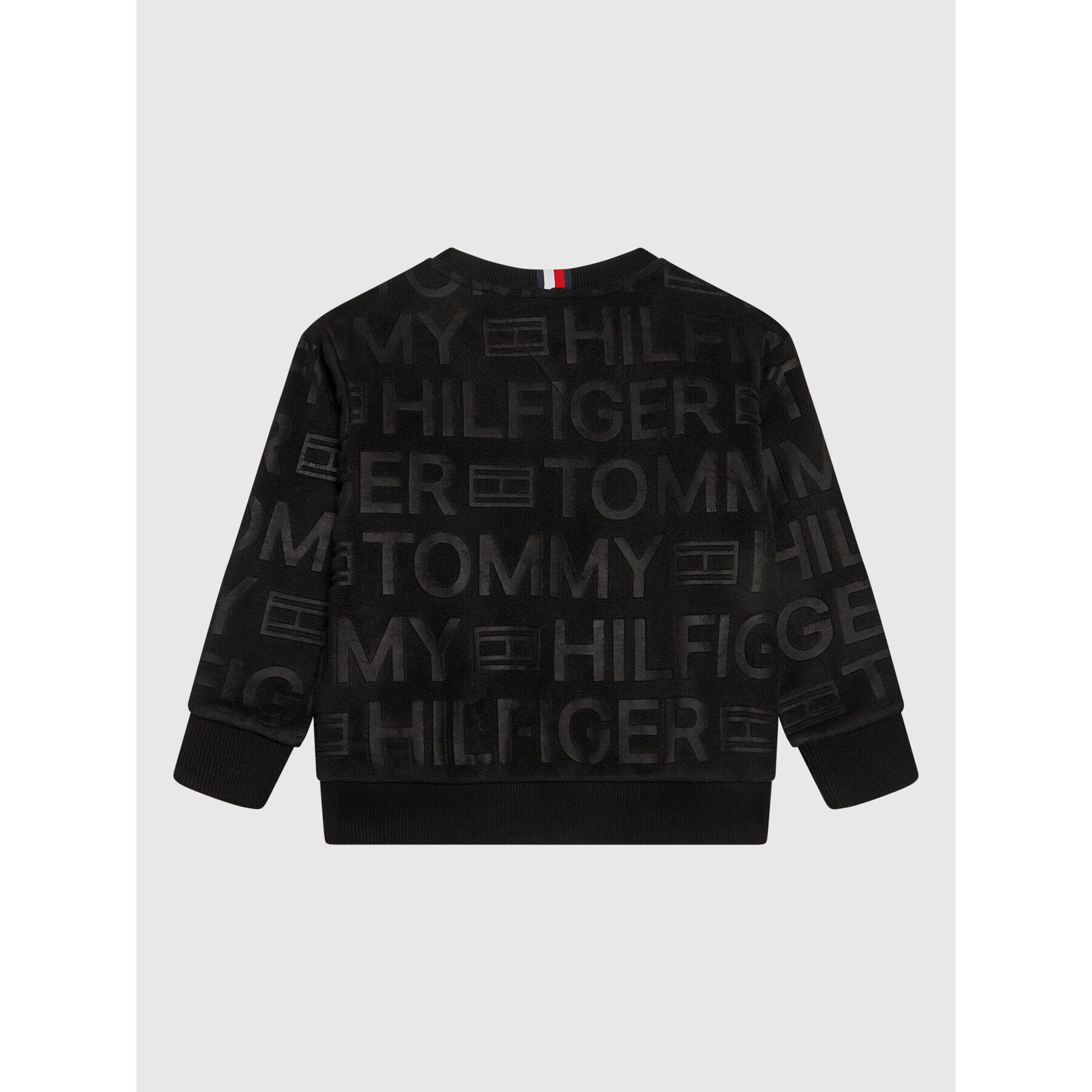 Tommy Hilfiger Полар Logo KB0KB06981 D Черен Regular Fit - Pepit.bg