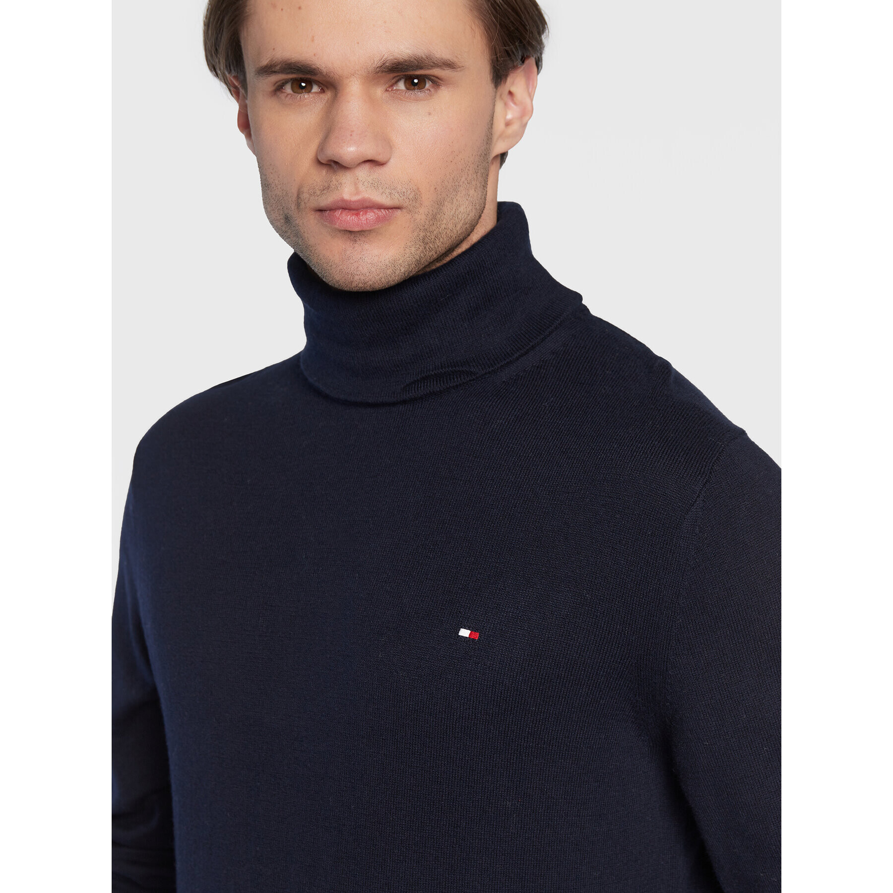 Tommy Hilfiger Поло Pima MW0MW28048 Тъмносин Regular Fit - Pepit.bg