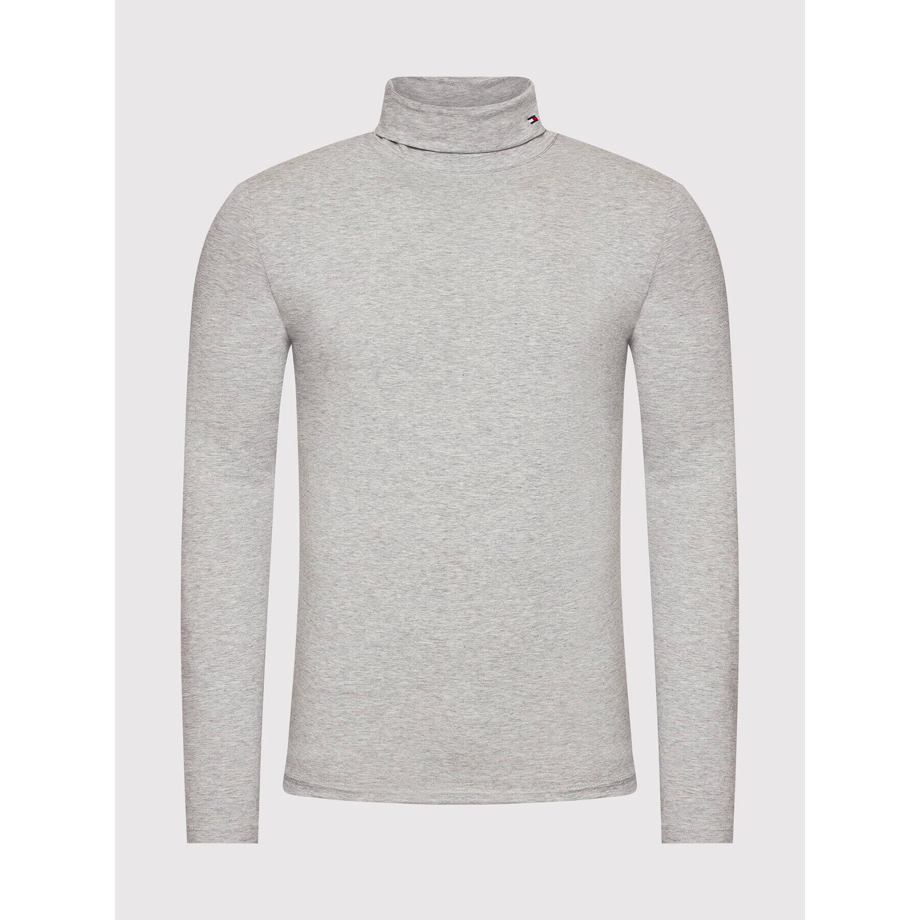 Tommy Hilfiger Поло Roll Neck MW0MW21009 Сив Regular Fit - Pepit.bg