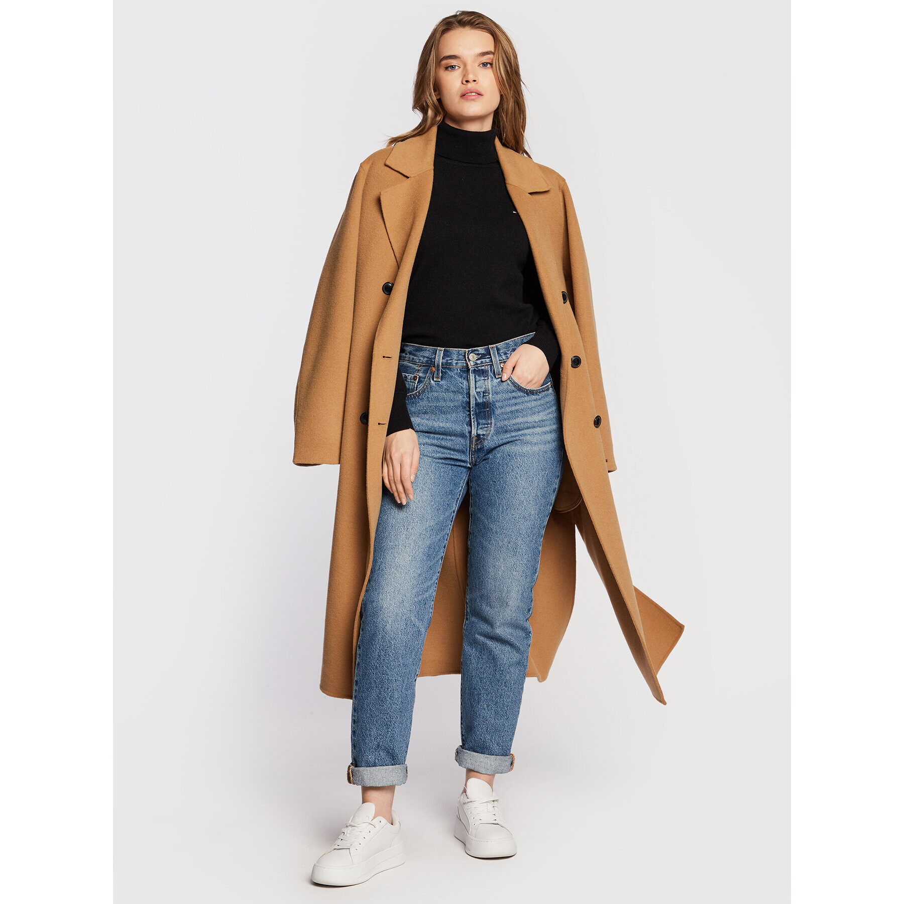 Tommy Hilfiger Поло WW0WW35892 Черен Regular Fit - Pepit.bg