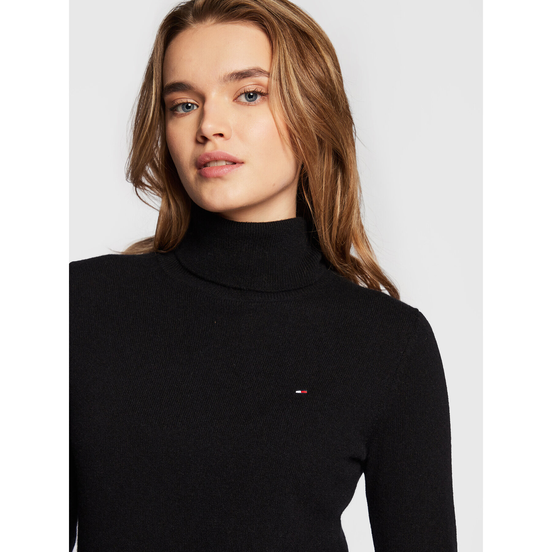 Tommy Hilfiger Поло WW0WW35892 Черен Regular Fit - Pepit.bg